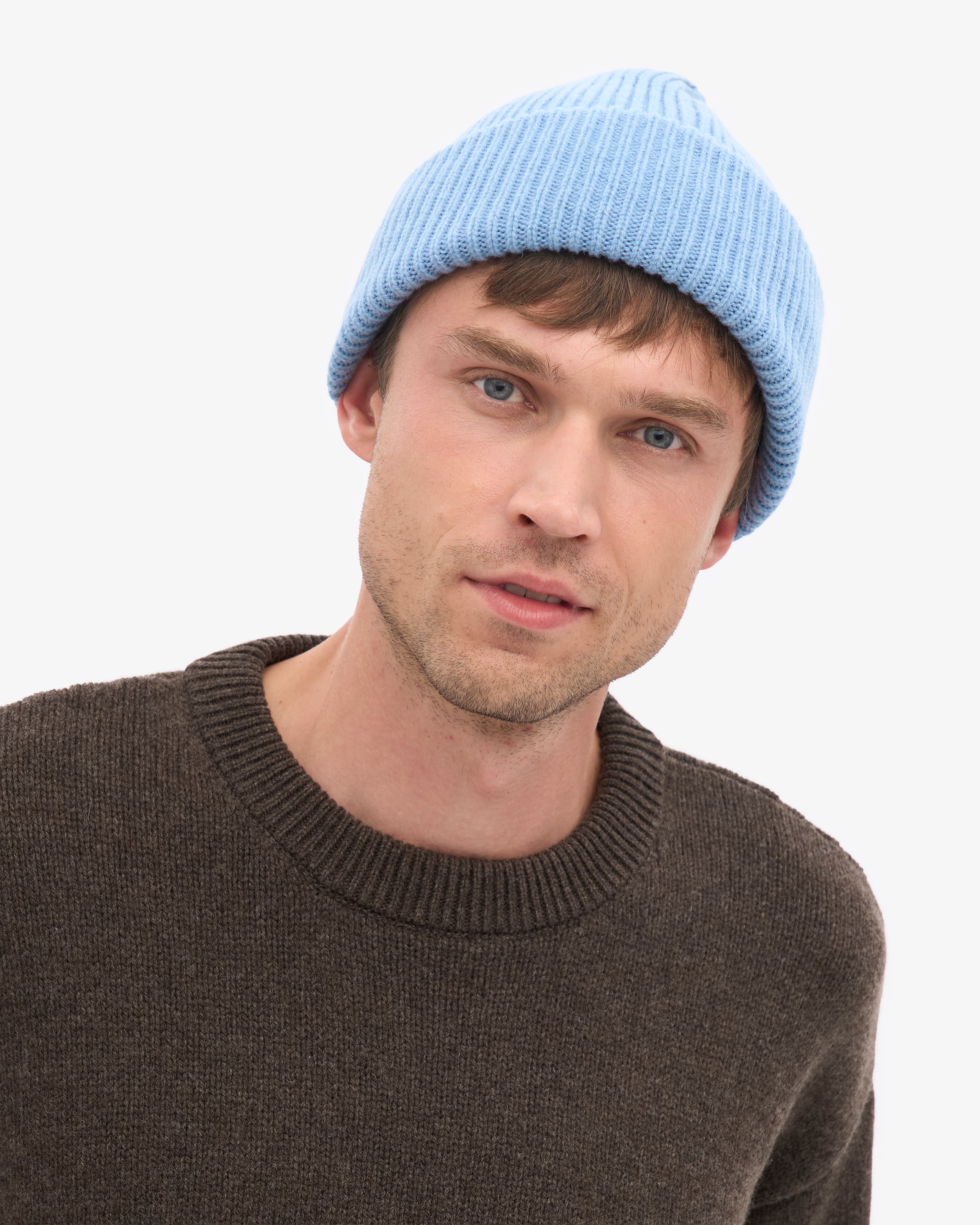 Merino Wool Hat - Seaside Blue