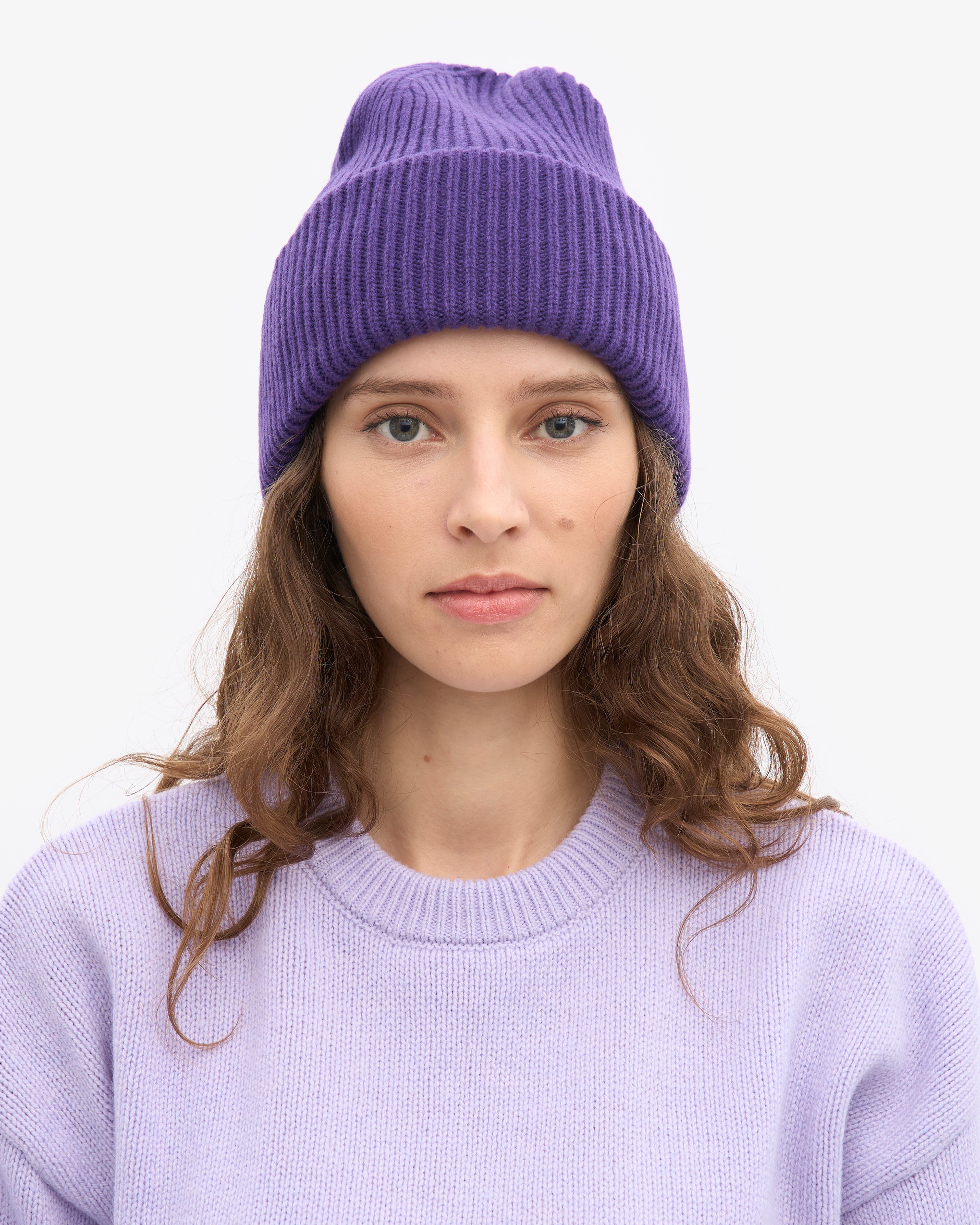 Merino Wool Hat - Ultra Violet