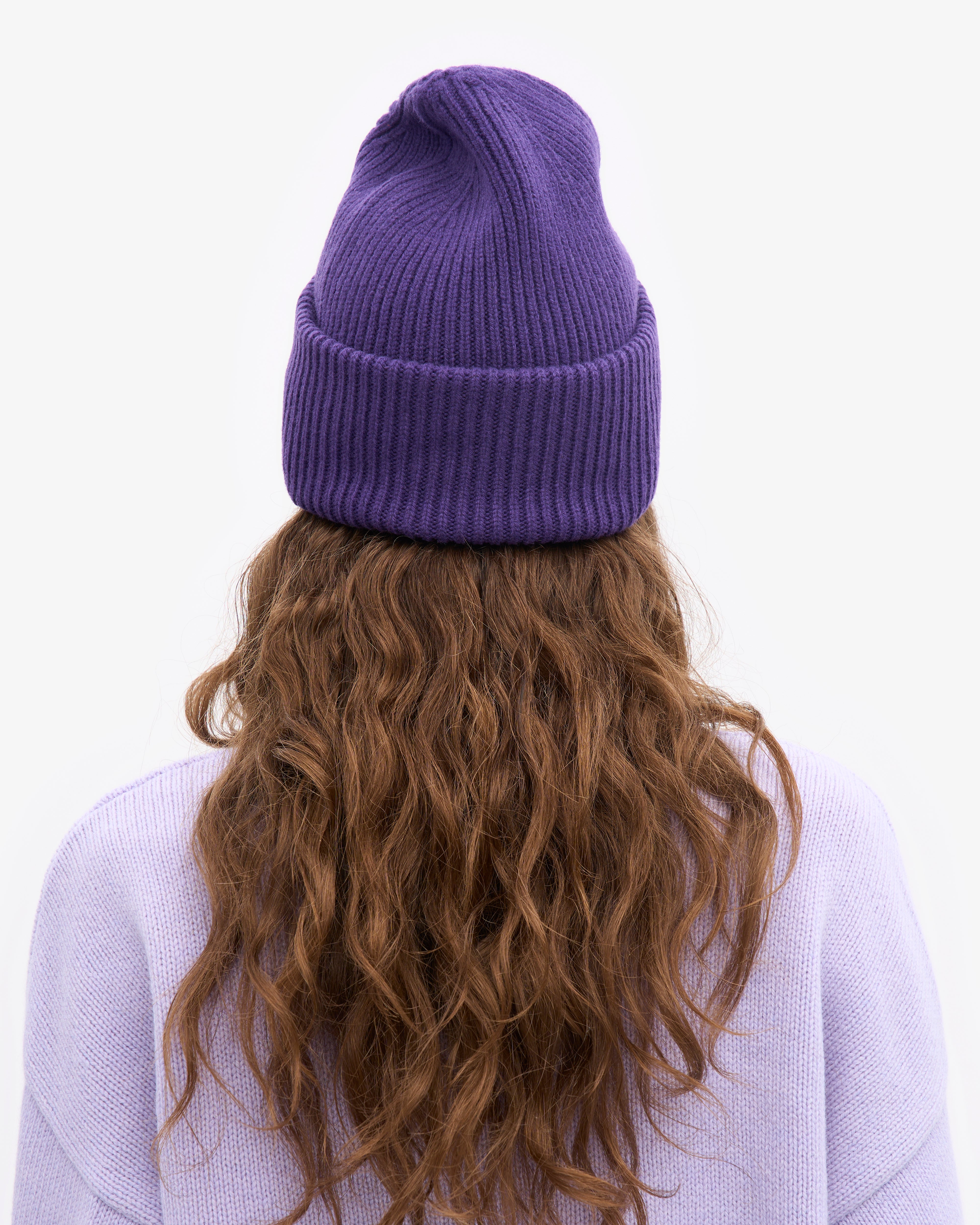Merino Wool Hat - Ultra Violet