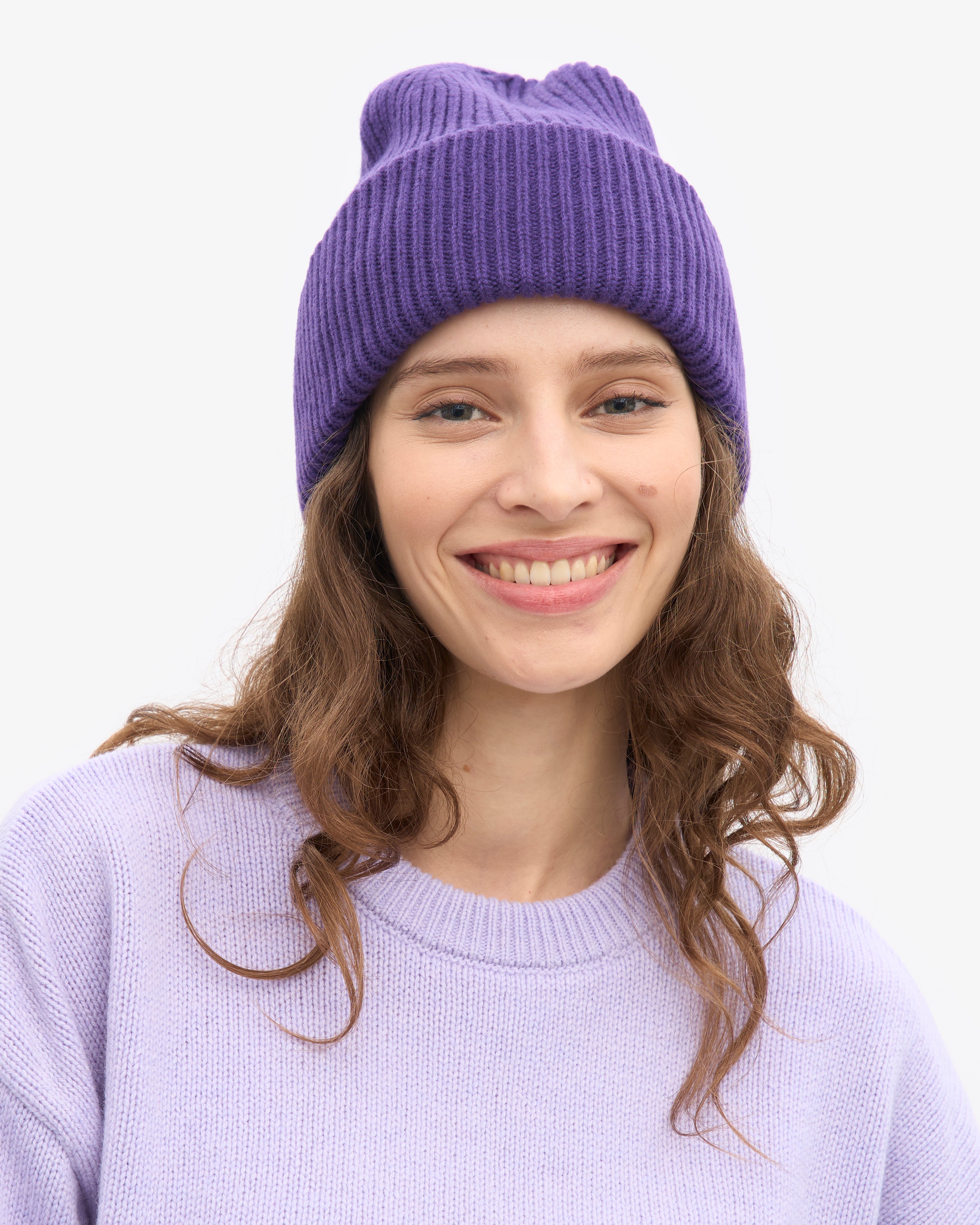 Merino Wool Hat - Ultra Violet
