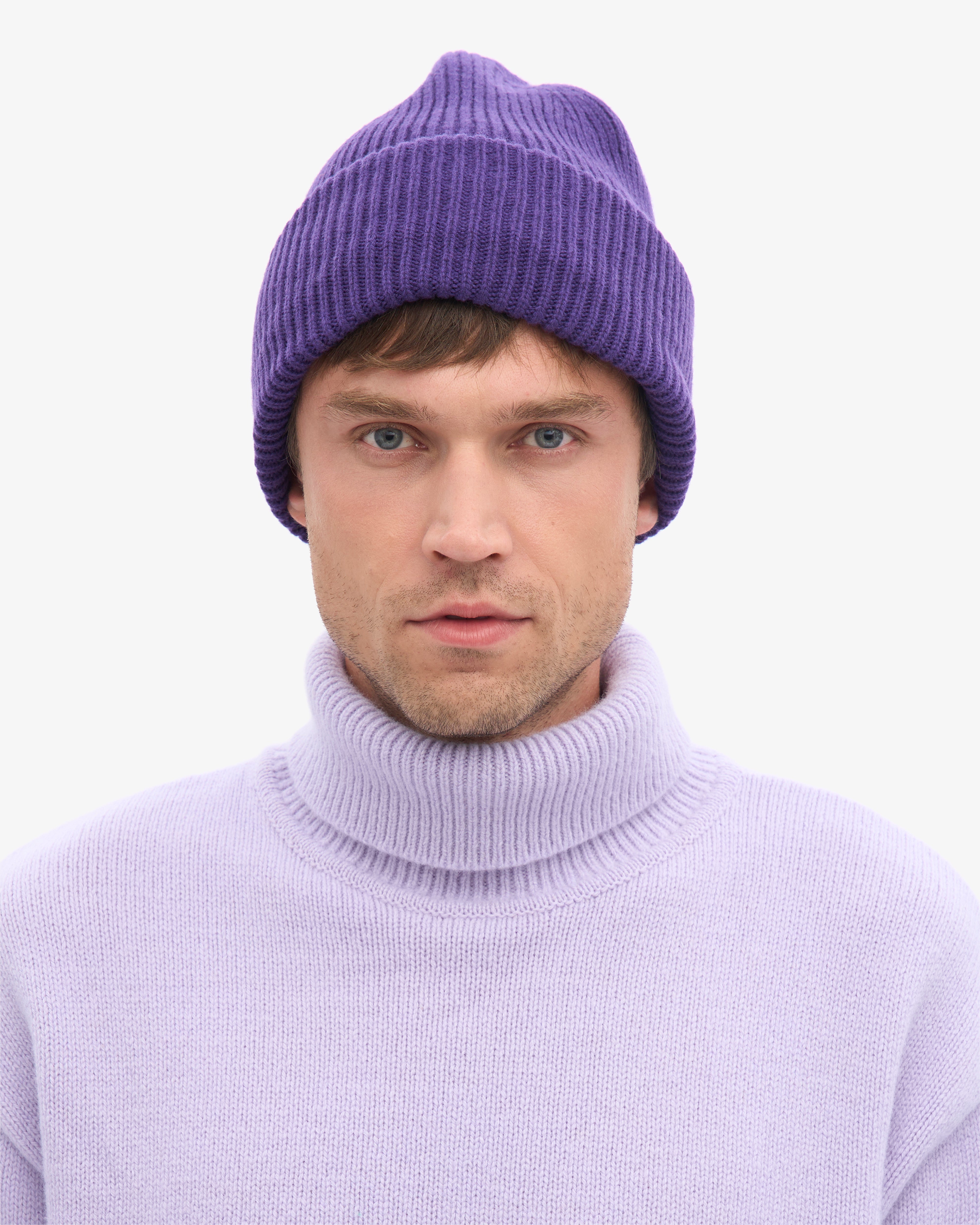 Merino Wool Hat - Ultra Violet