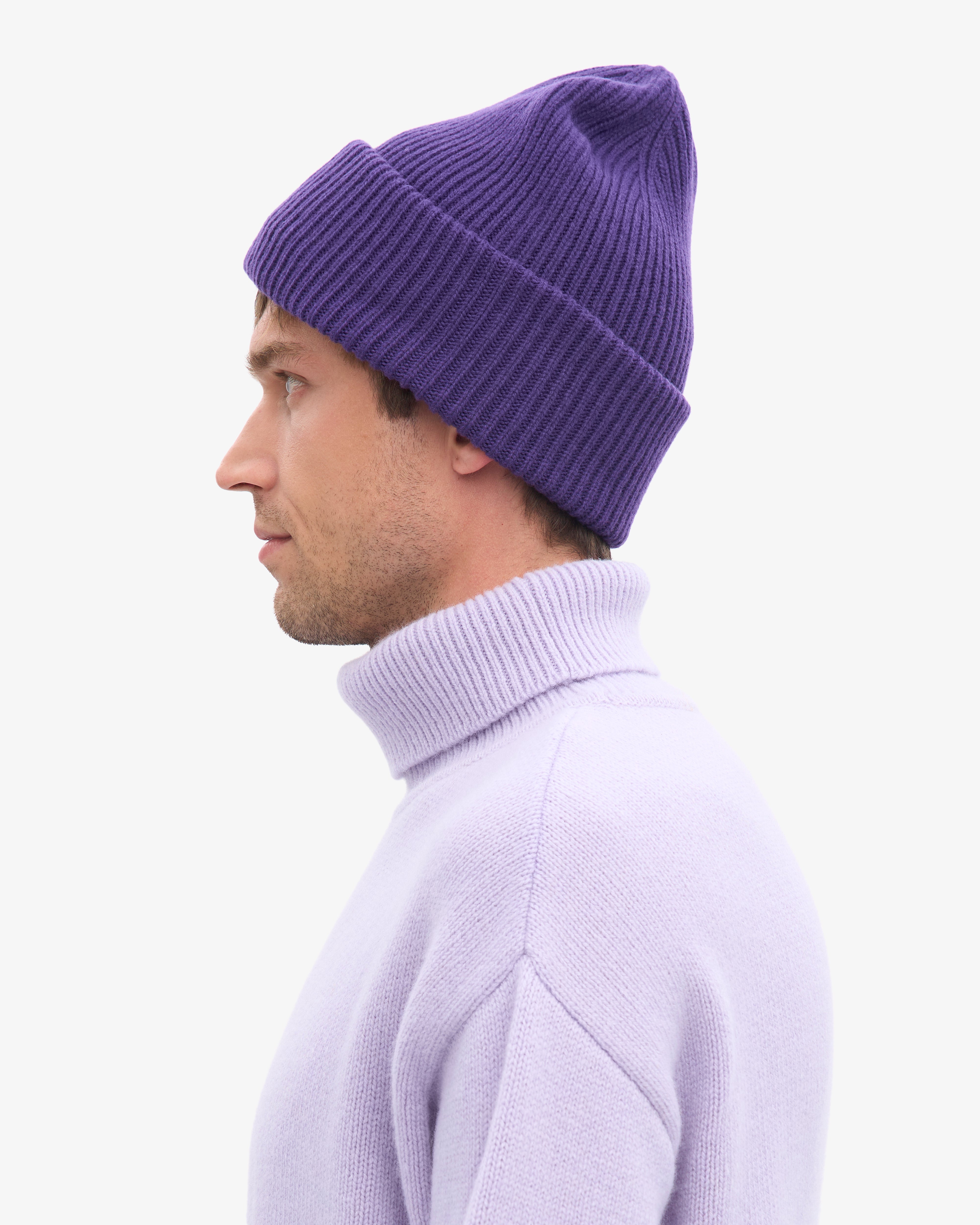 Merino Wool Hat - Ultra Violet