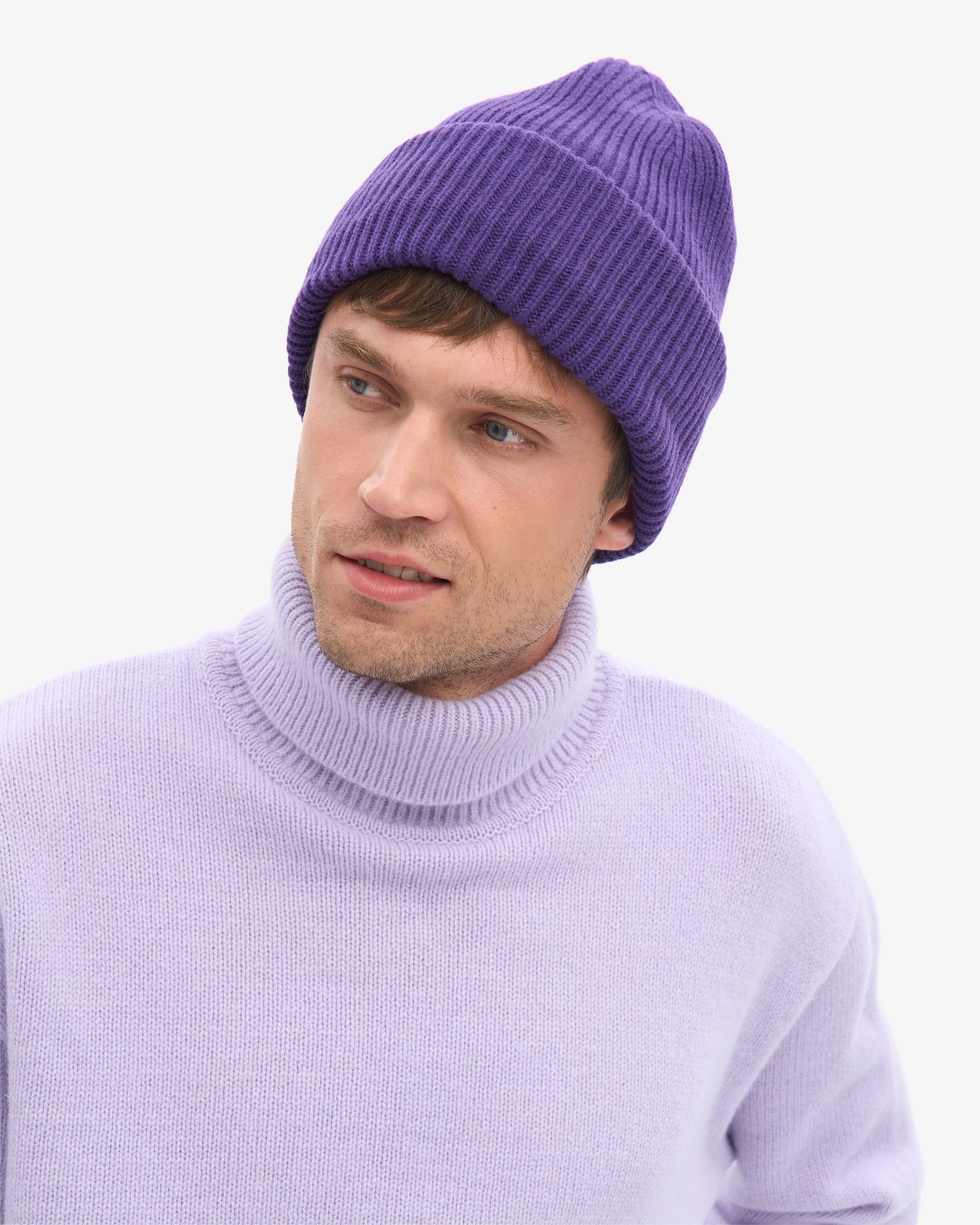 Merino Wool Hat - Ultra Violet