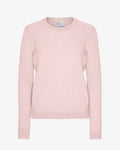 Women Classic Merino Wool Crew - Faded Pink