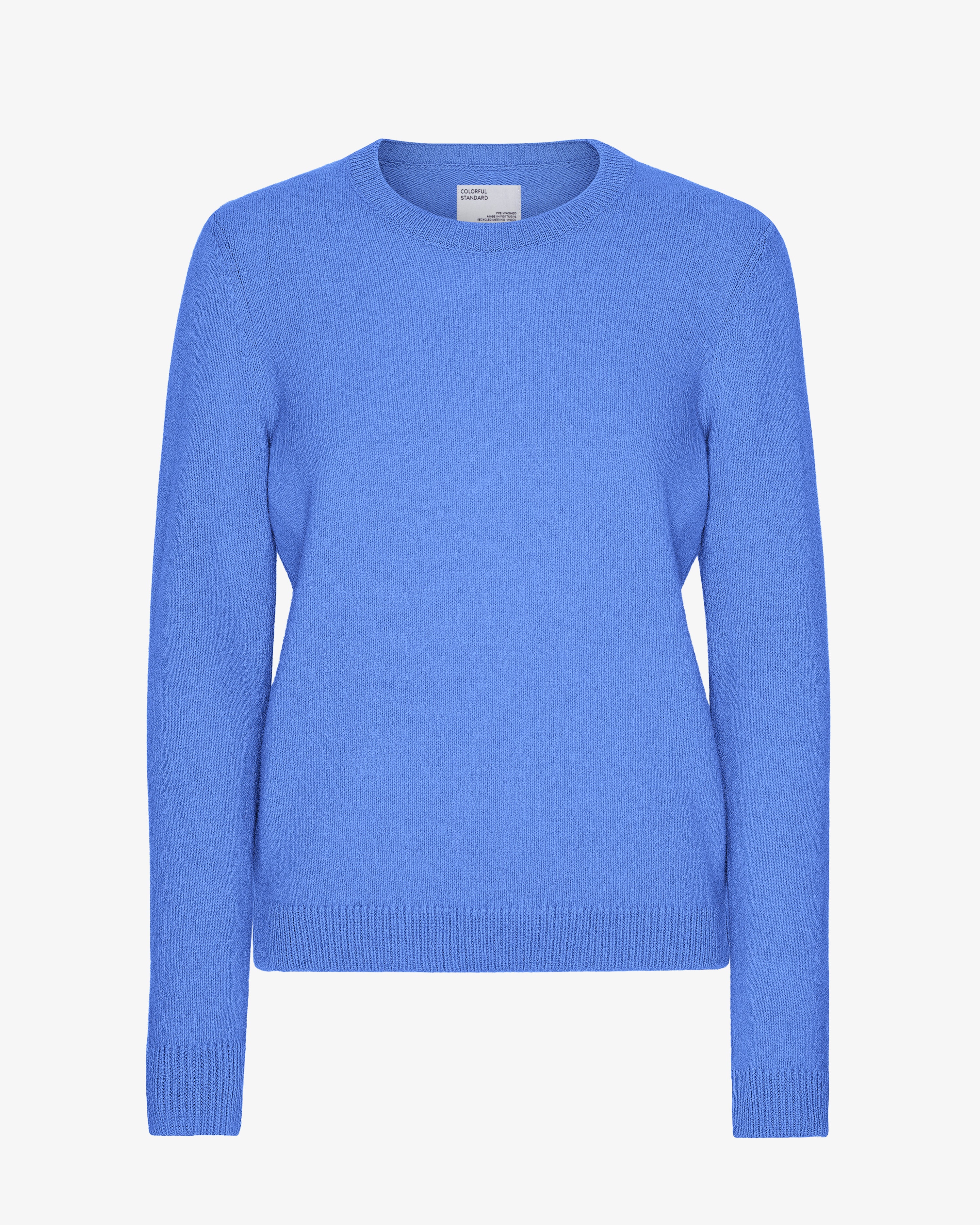 Women Classic Merino Wool Crew - Pacific Blue