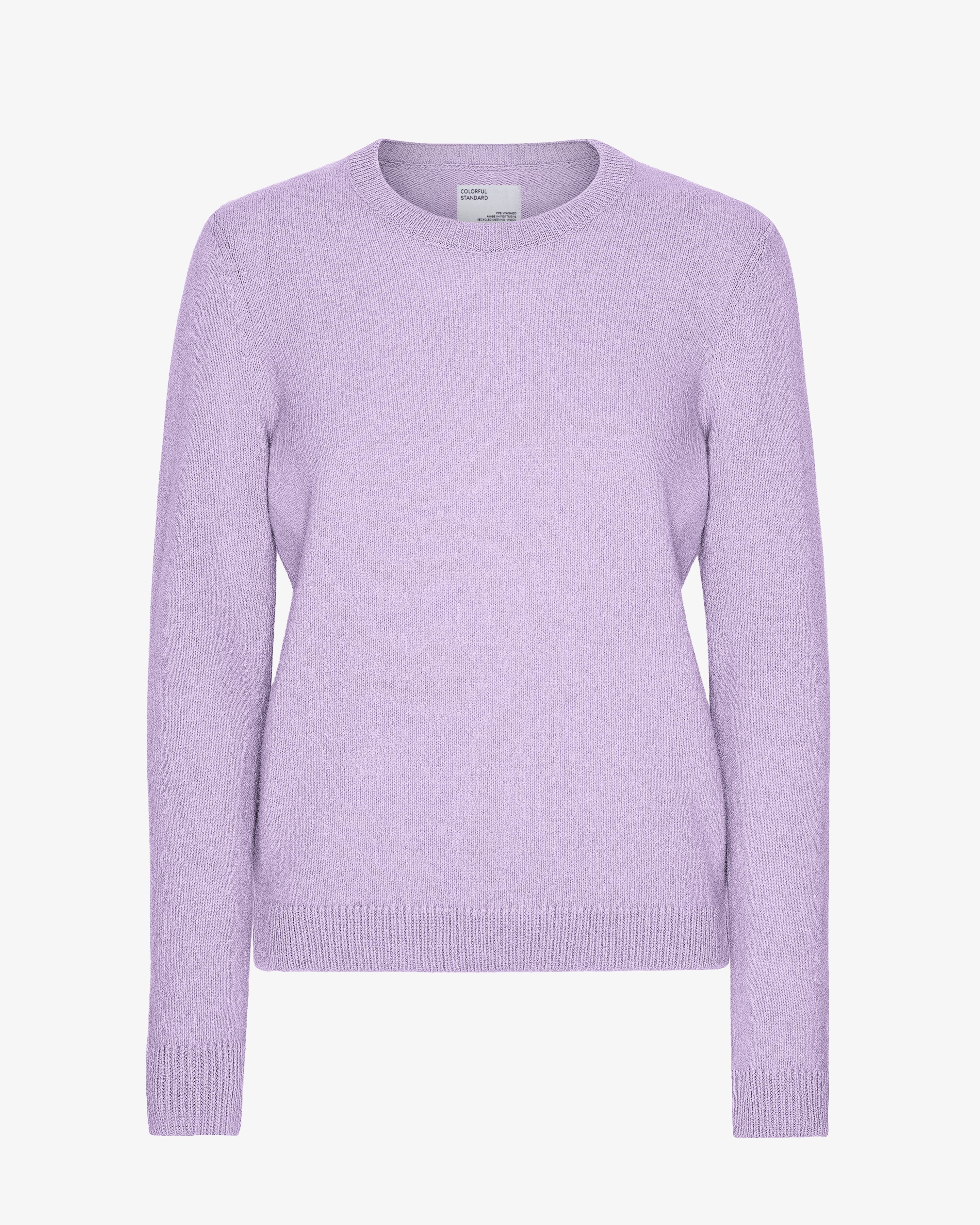 Women Classic Merino Wool Crew - Soft Lavender