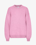 Oversized Merino Wool Crew - Cherry Blossom