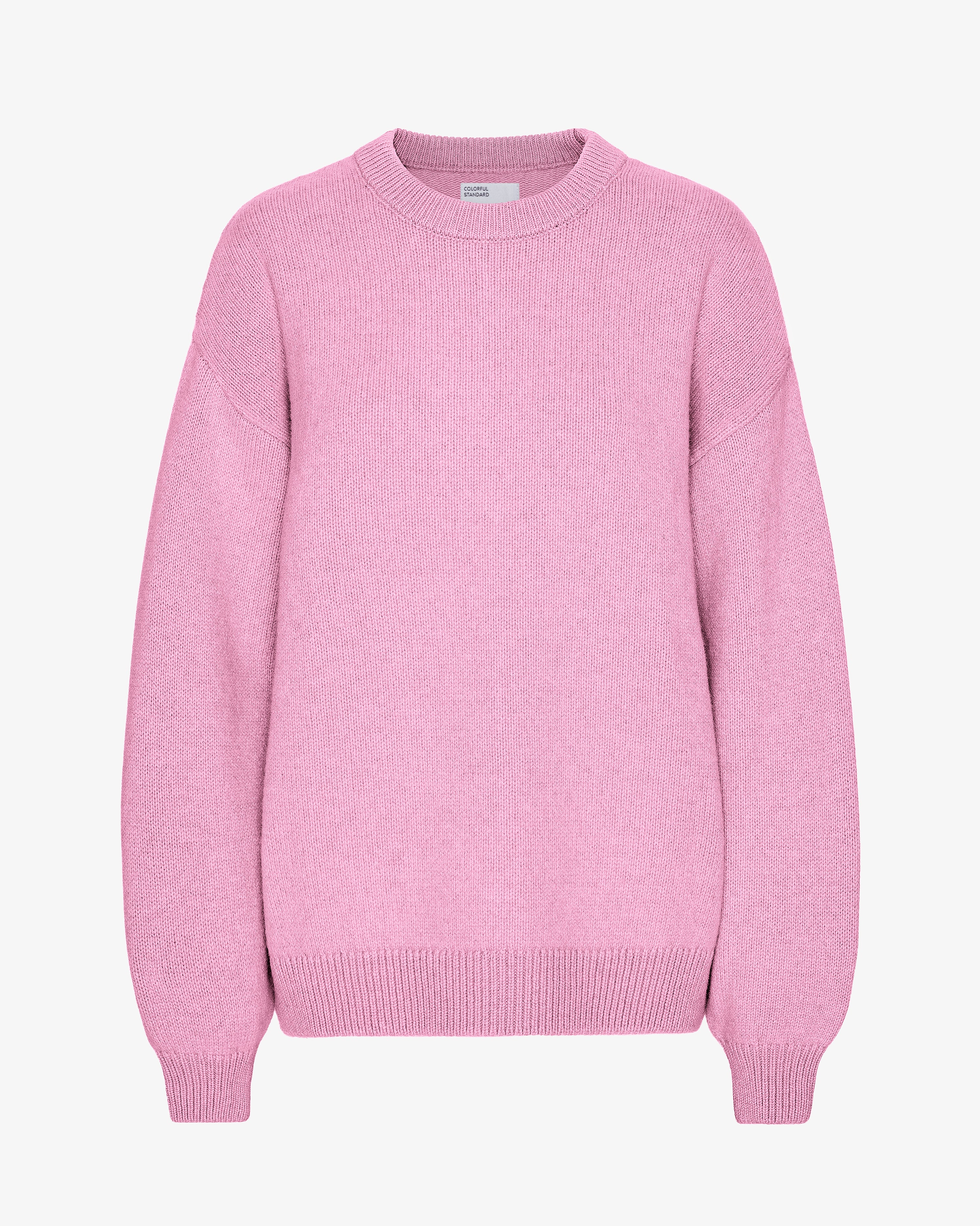 Oversized Merino Wool Crew - Cherry Blossom