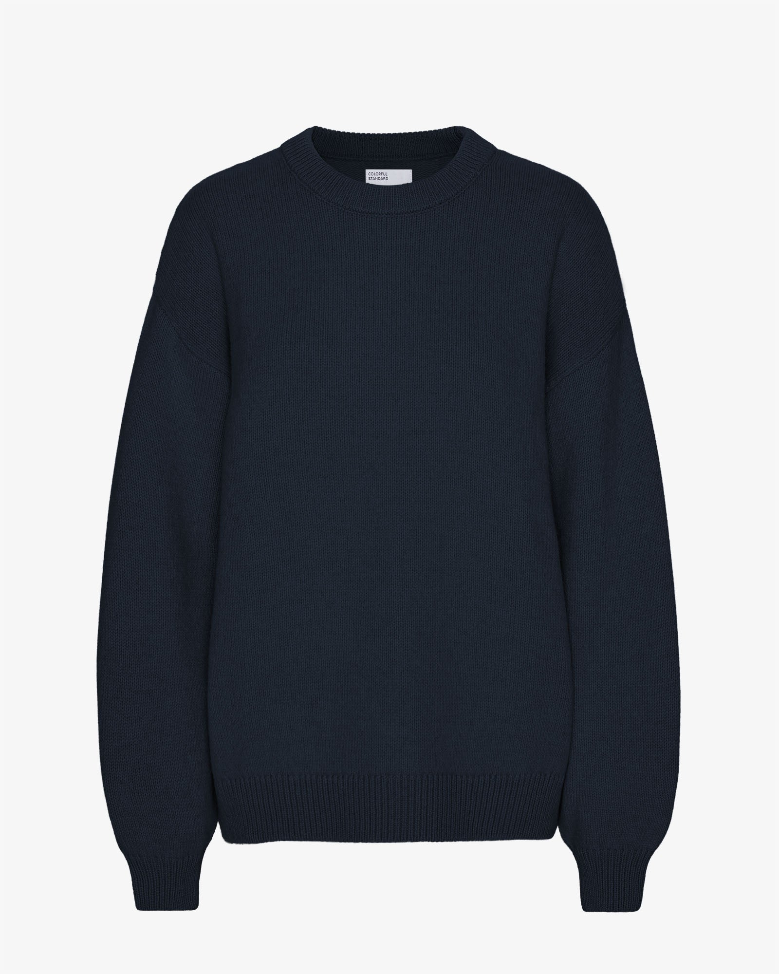 Oversized Merino Wool Crew - Navy Blue – Colorful Standard