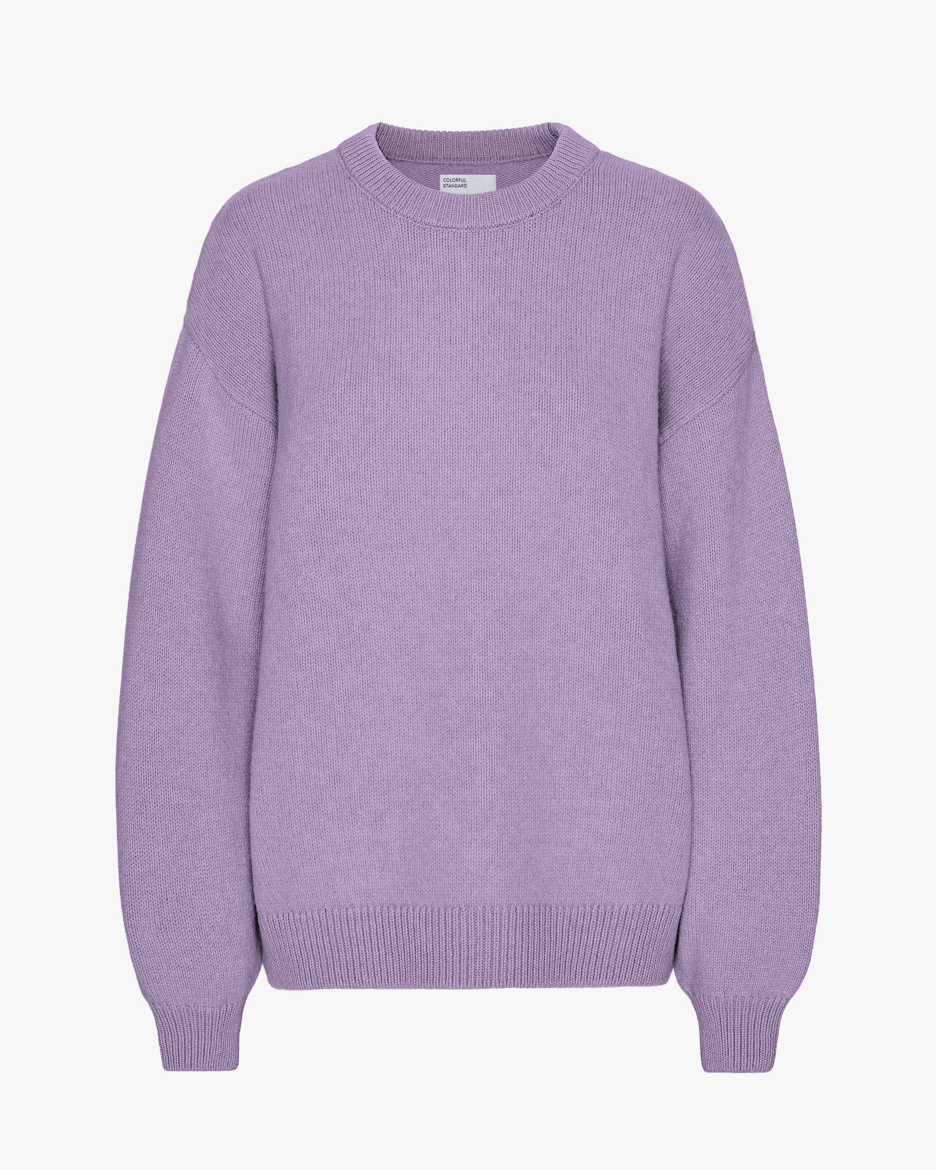 Oversized Merino Wool Crew - Purple Haze