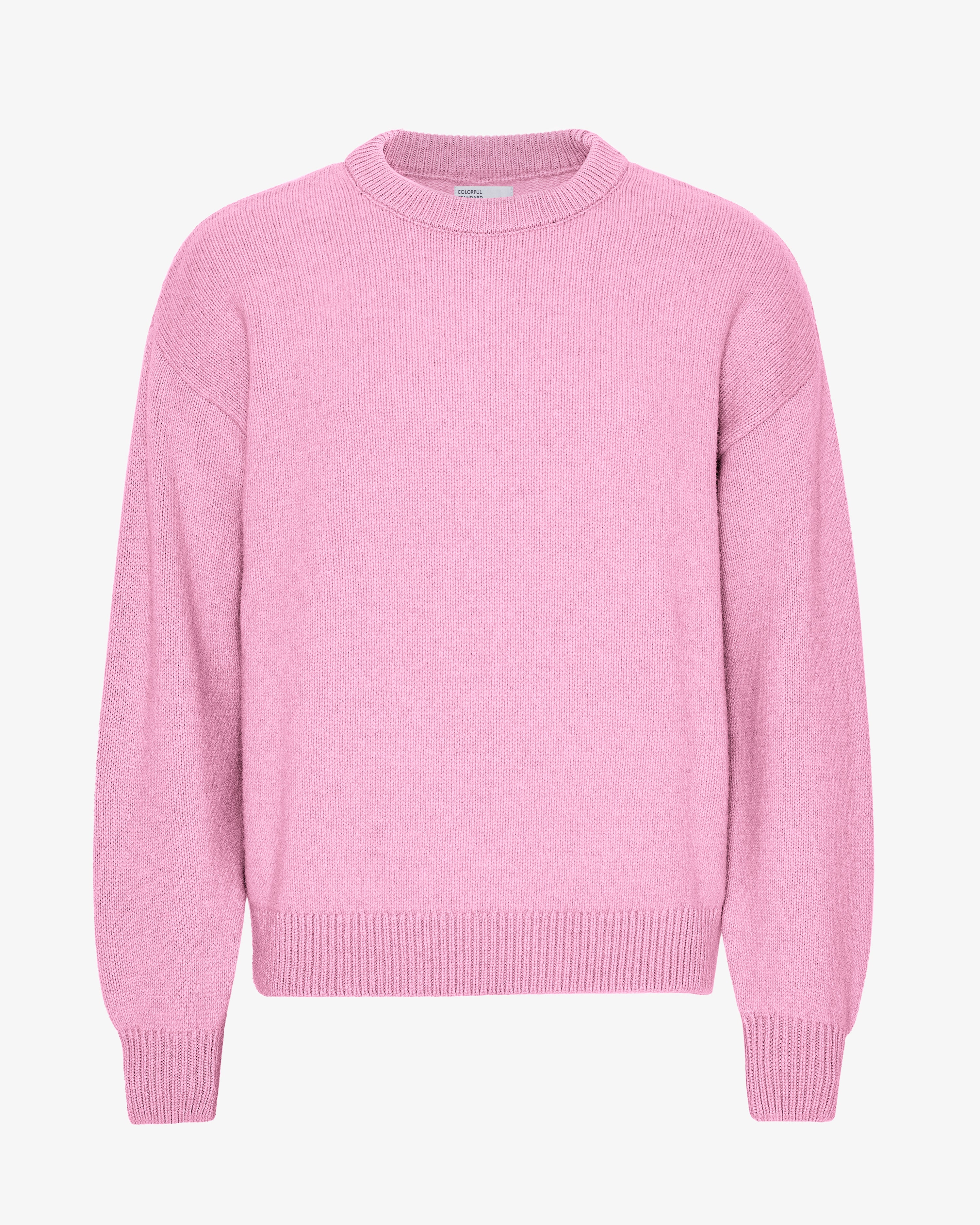 Oversized Merino Wool Crew - Cherry Blossom