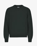 Oversized Merino Wool Crew - Hunter Green