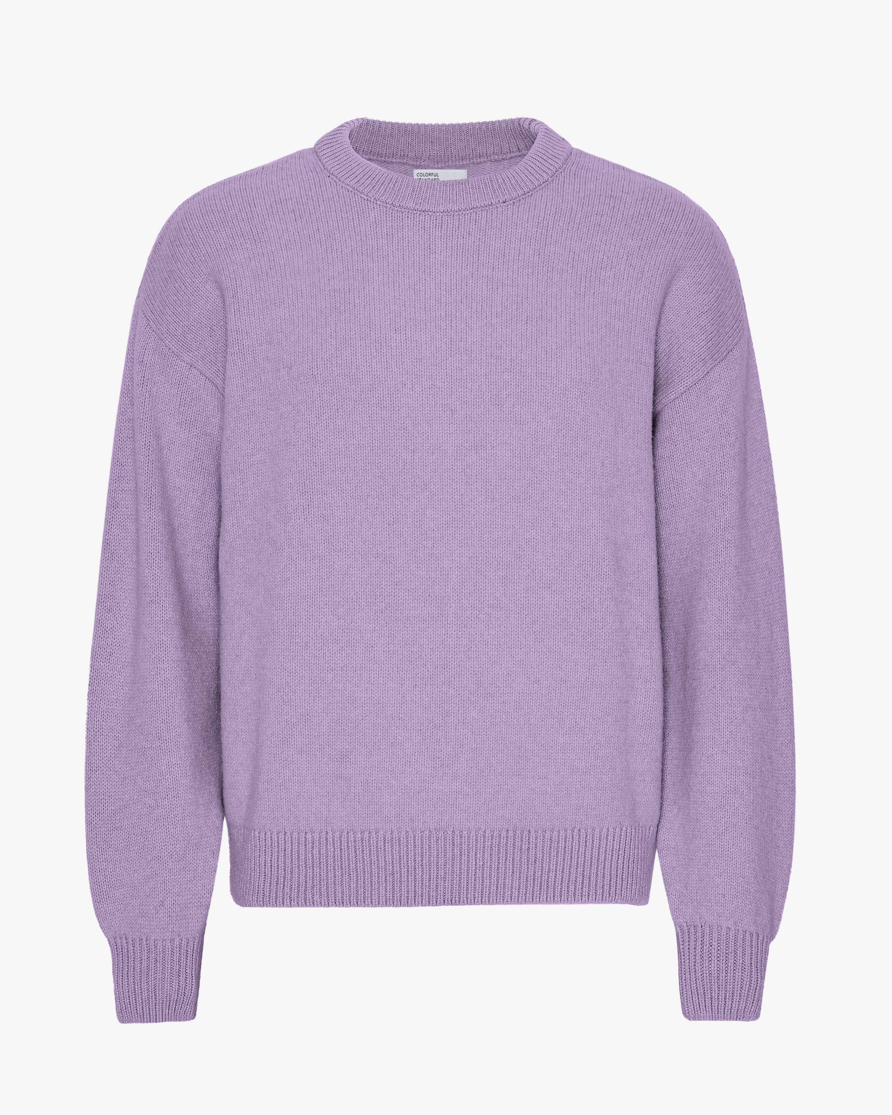 Oversized Merino Wool Crew - Purple Haze