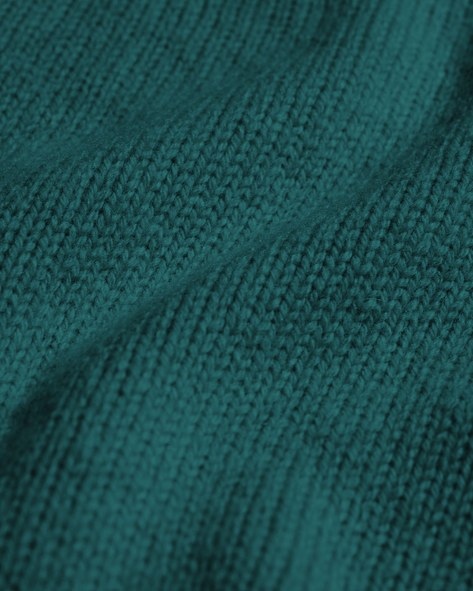 Oversized Merino Wool Crew - Ocean Green