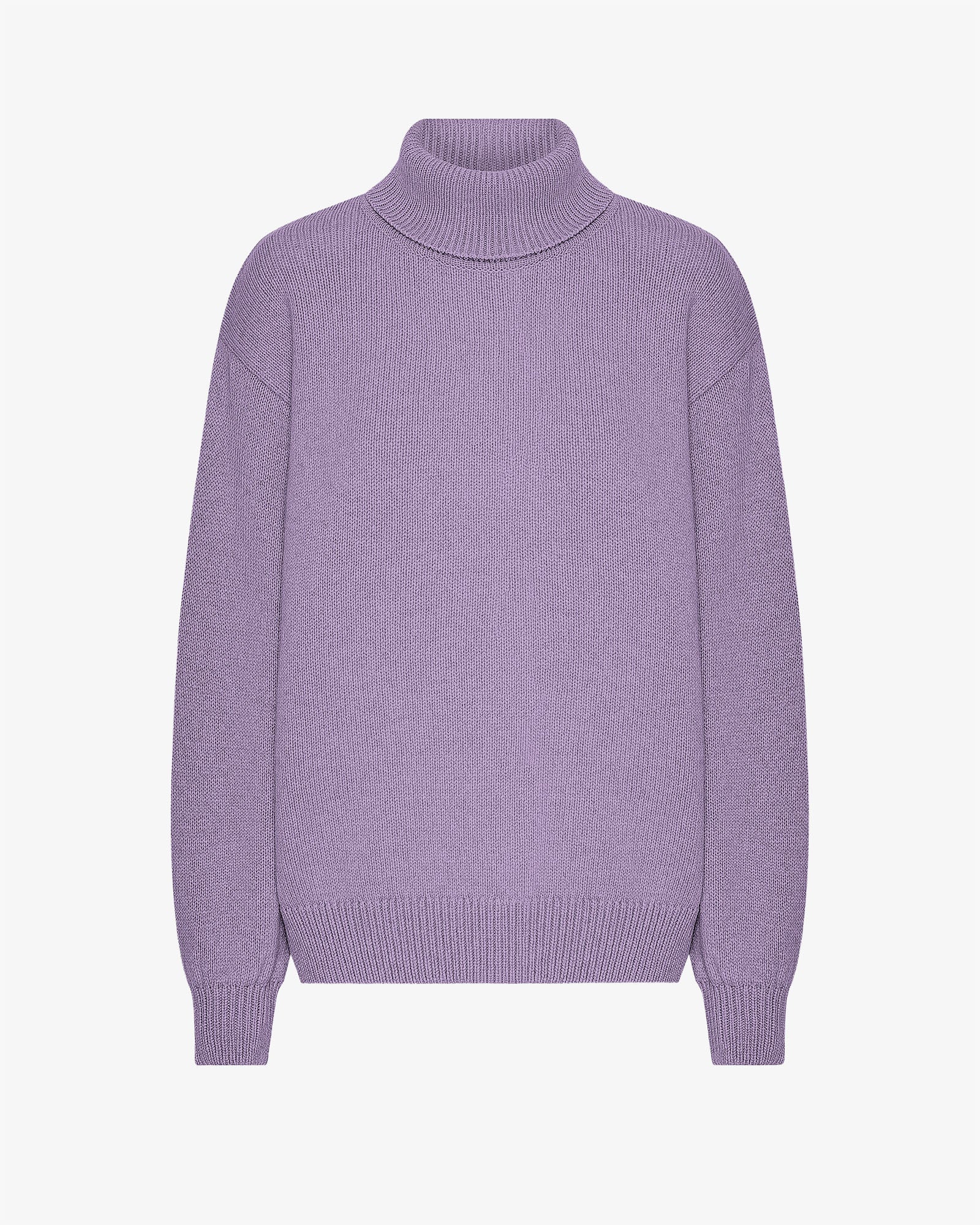 Merino Wool Turtleneck - Purple Haze