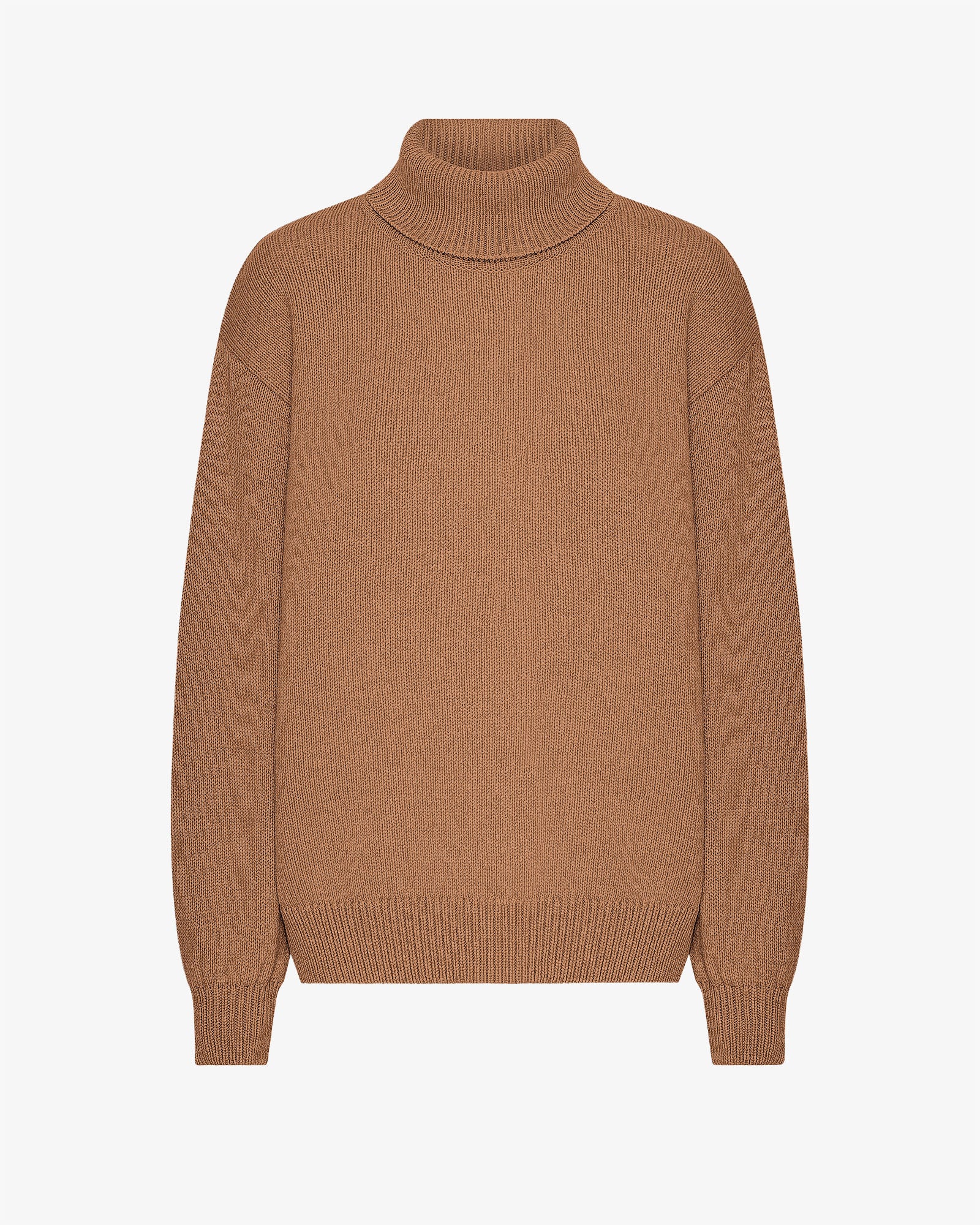 Merino Wool Turtleneck - Sahara Camel