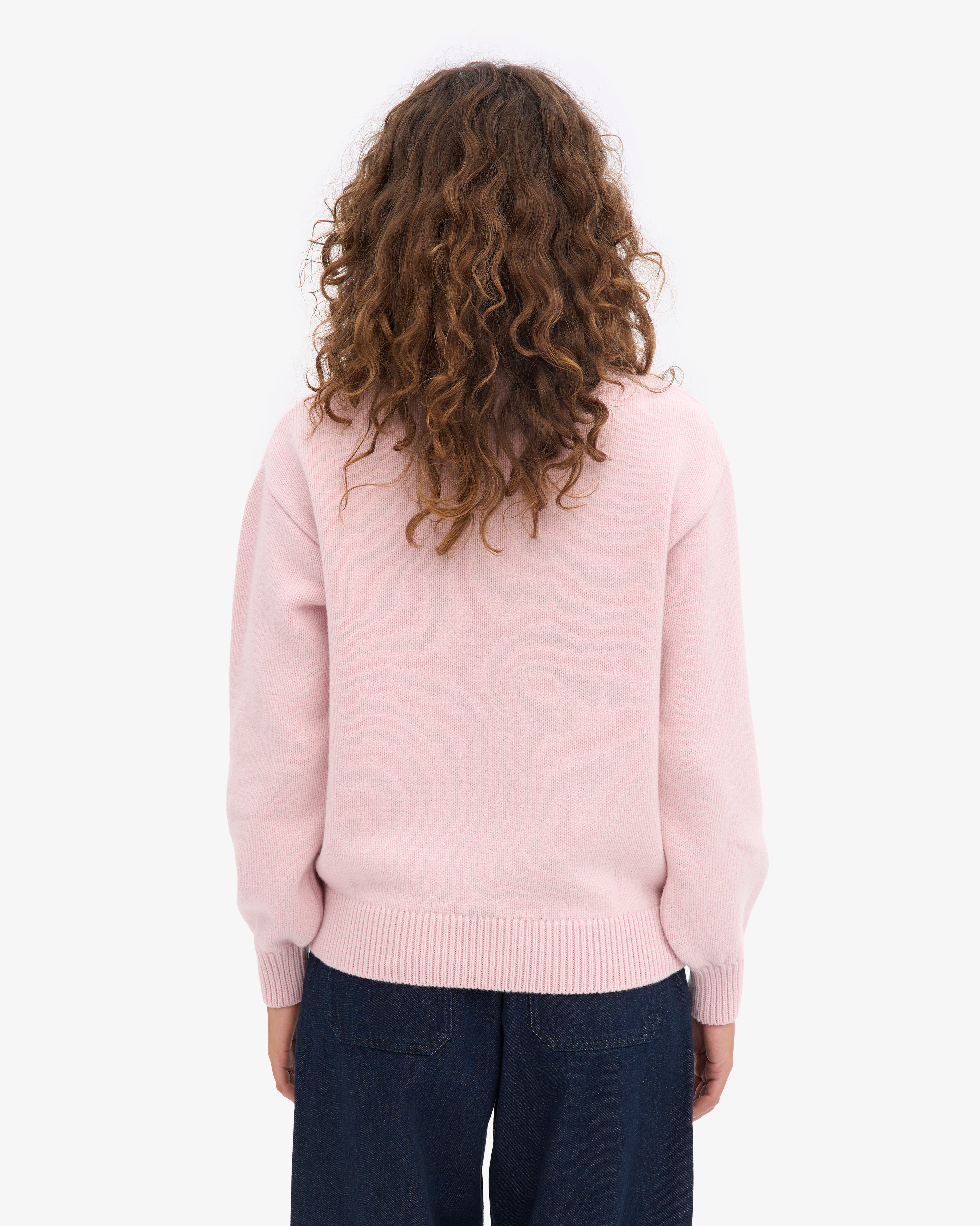 Merino Wool Turtleneck - Faded Pink