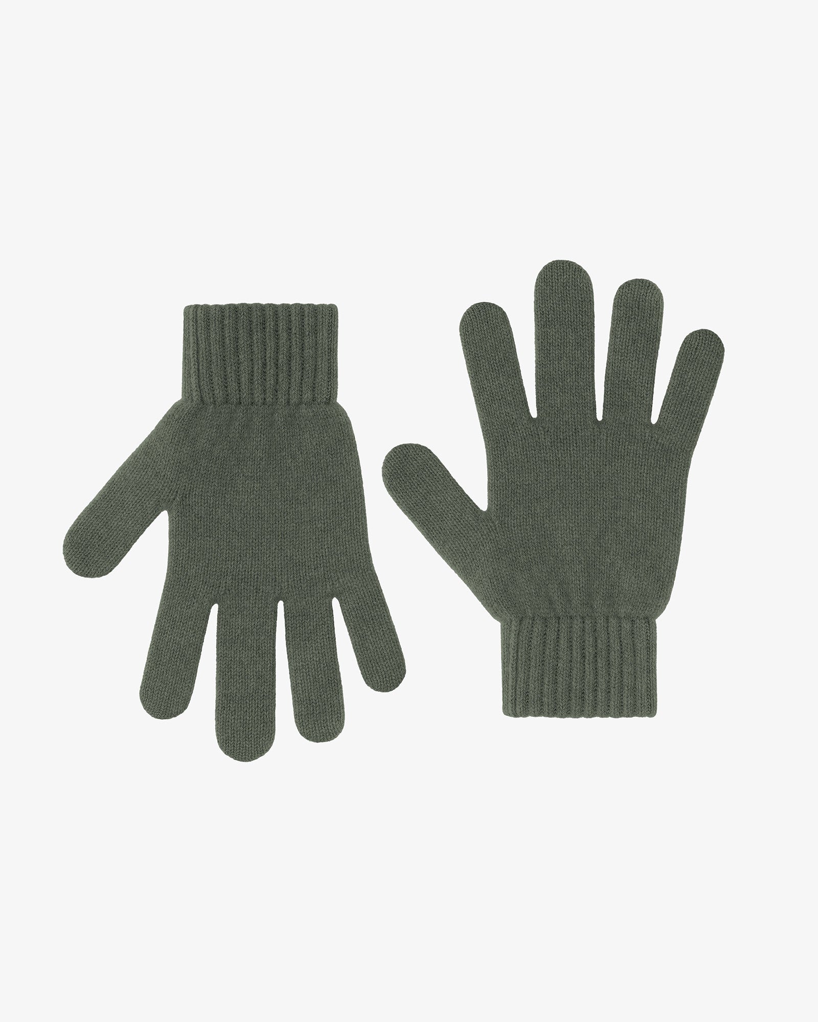 Merino Wool Gloves - Dusty Olive