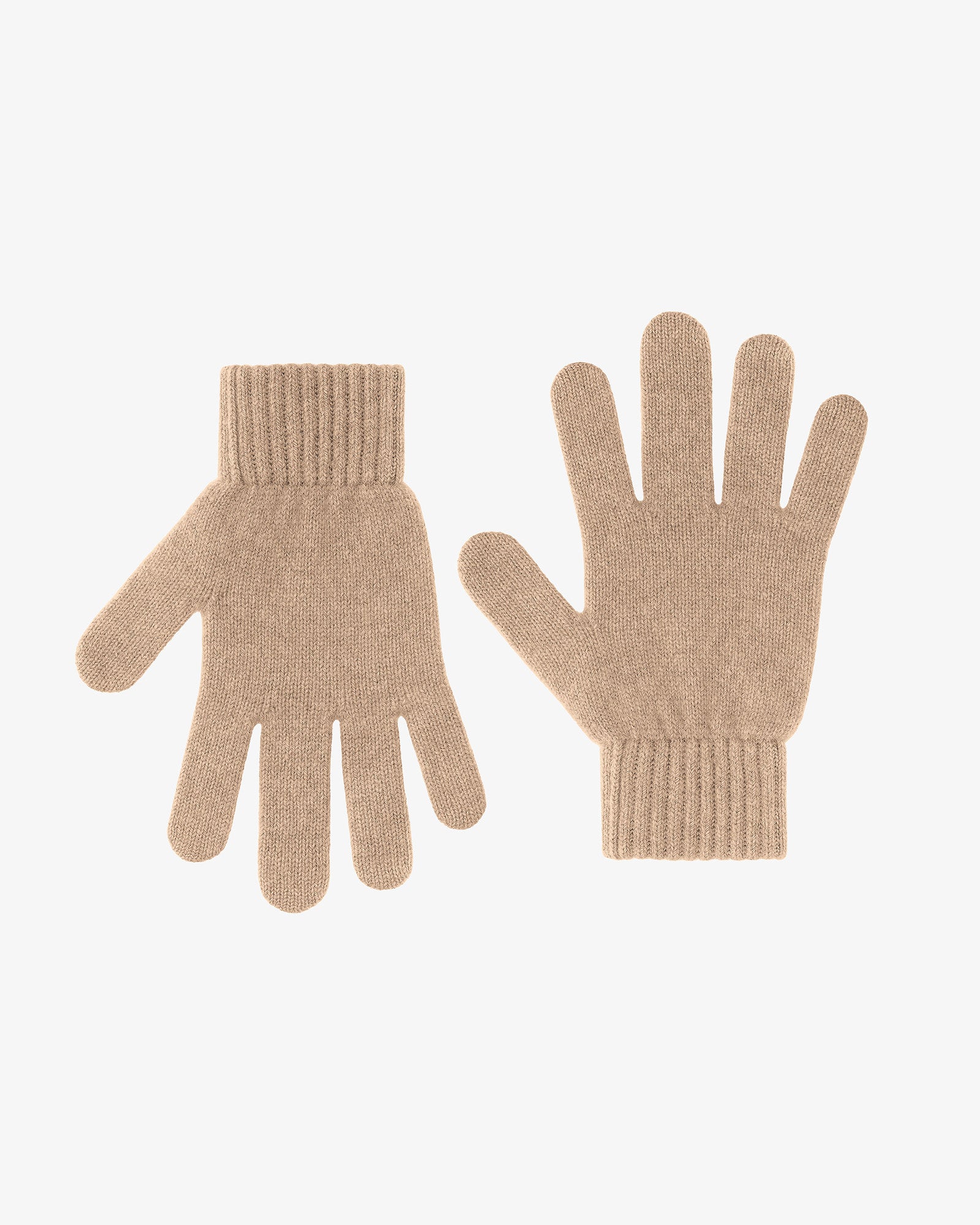 Merino Wool Gloves - Honey Beige