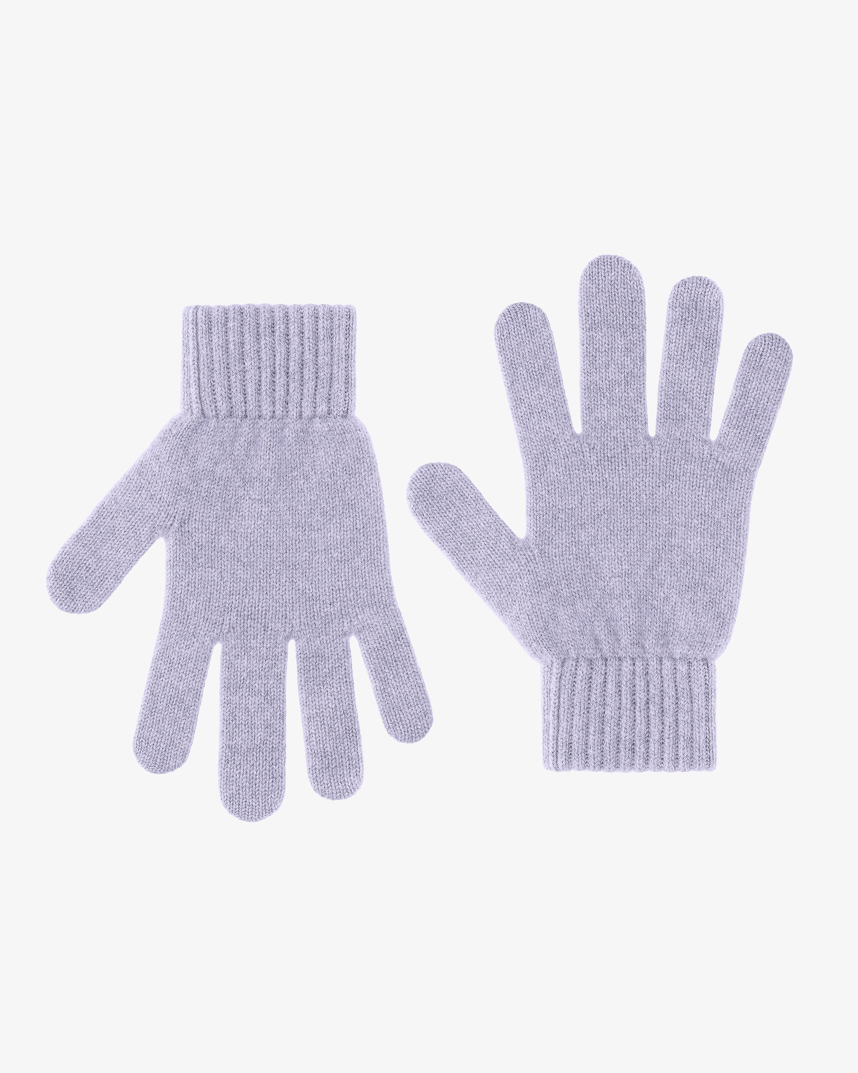 Merino Wool Gloves - Soft Lavender