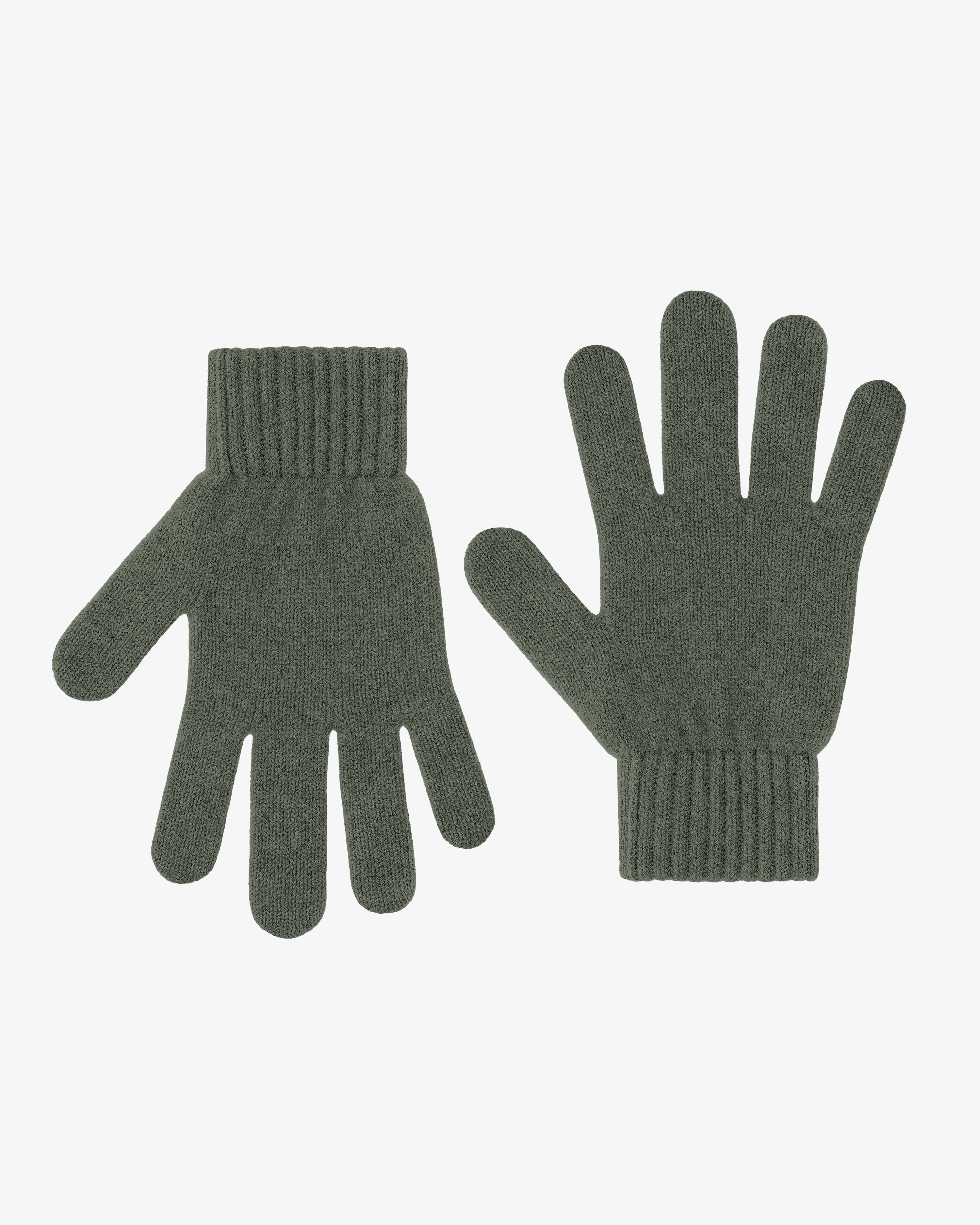 Merino Wool Gloves - Dusty Olive