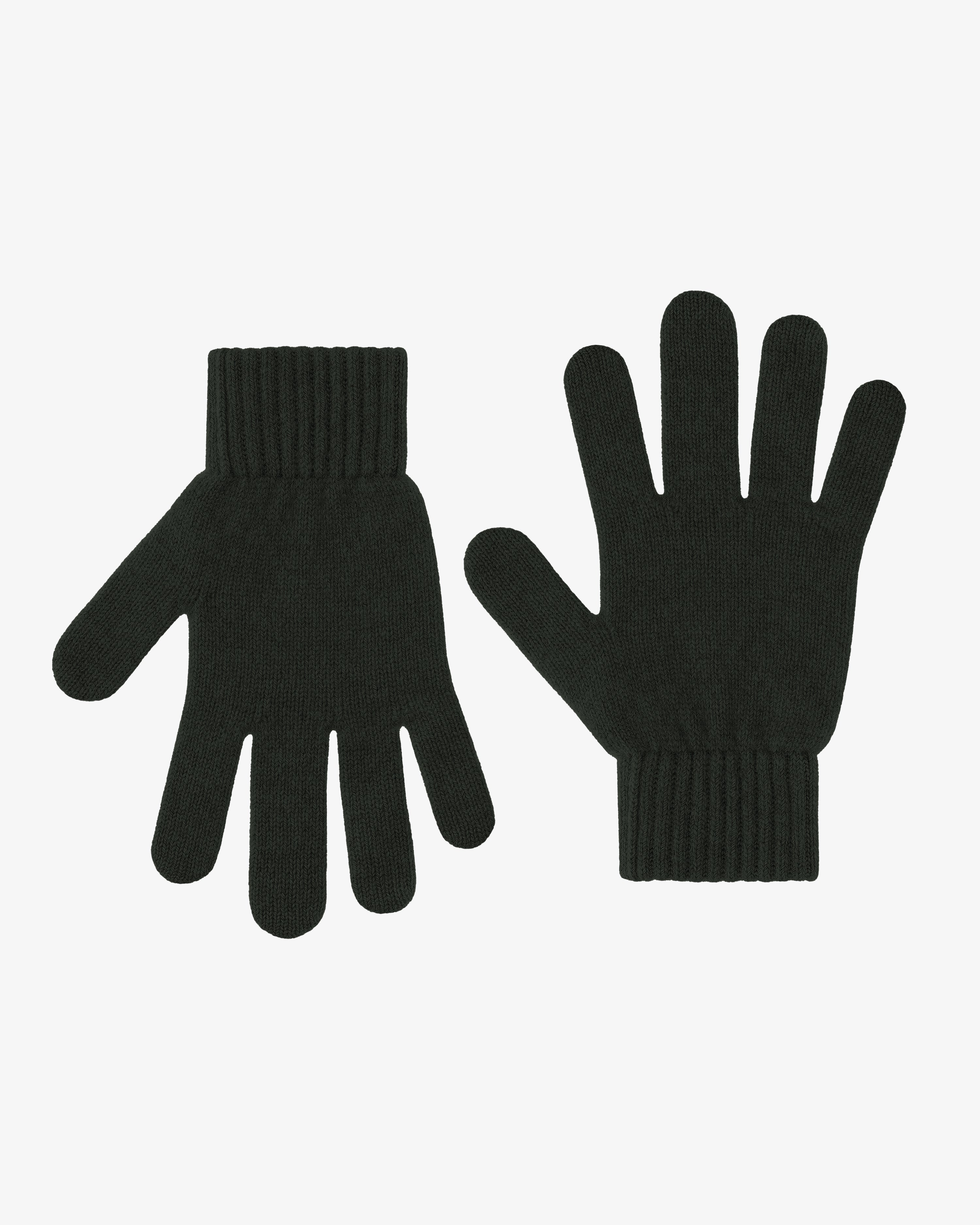 Merino Wool Gloves - Hunter Green