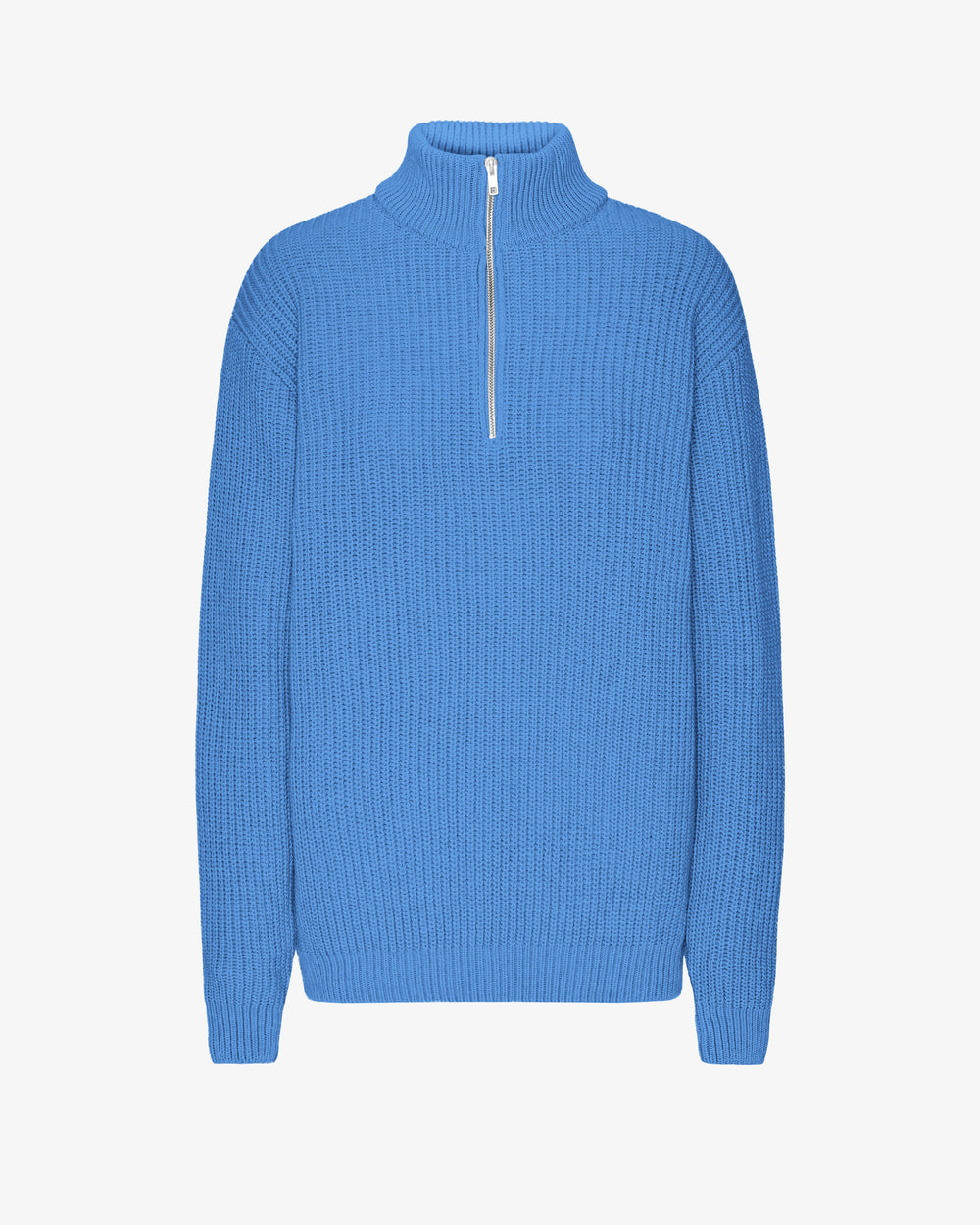 Merino Quarter Zip - Pacific Blue – Colorful Standard