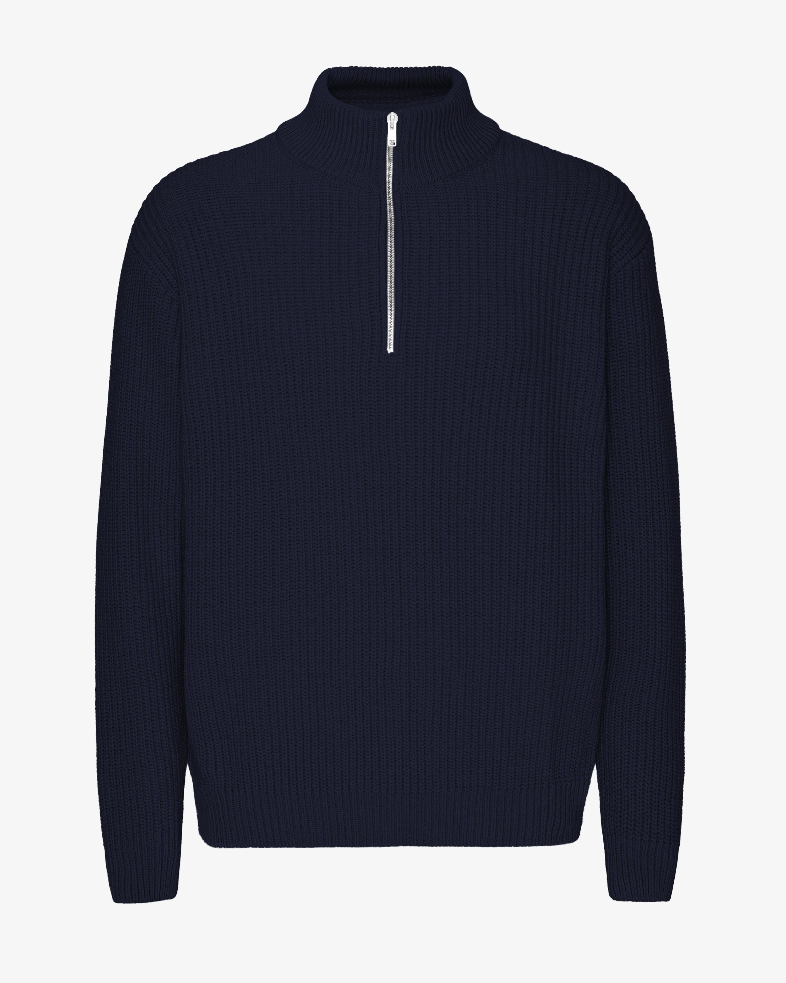 Merino Quarter Zip - Navy Blue