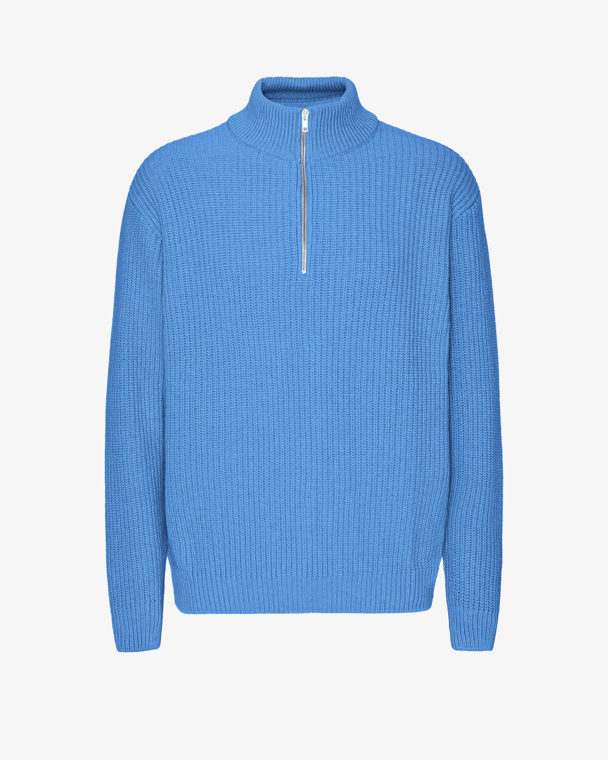 Merino Quarter Zip - Pacific Blue – Colorful Standard
