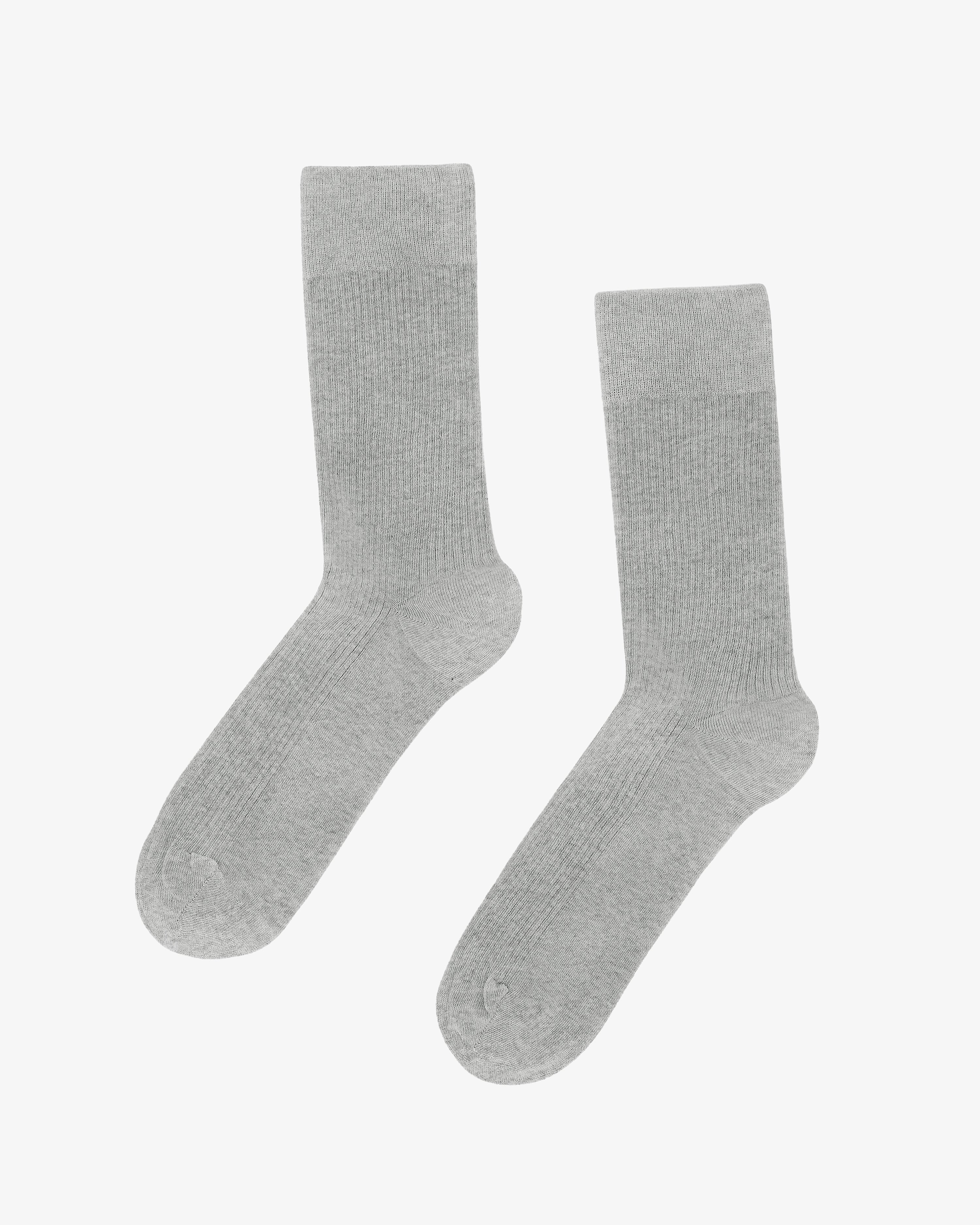 Classic Organic Sock - Heather Grey