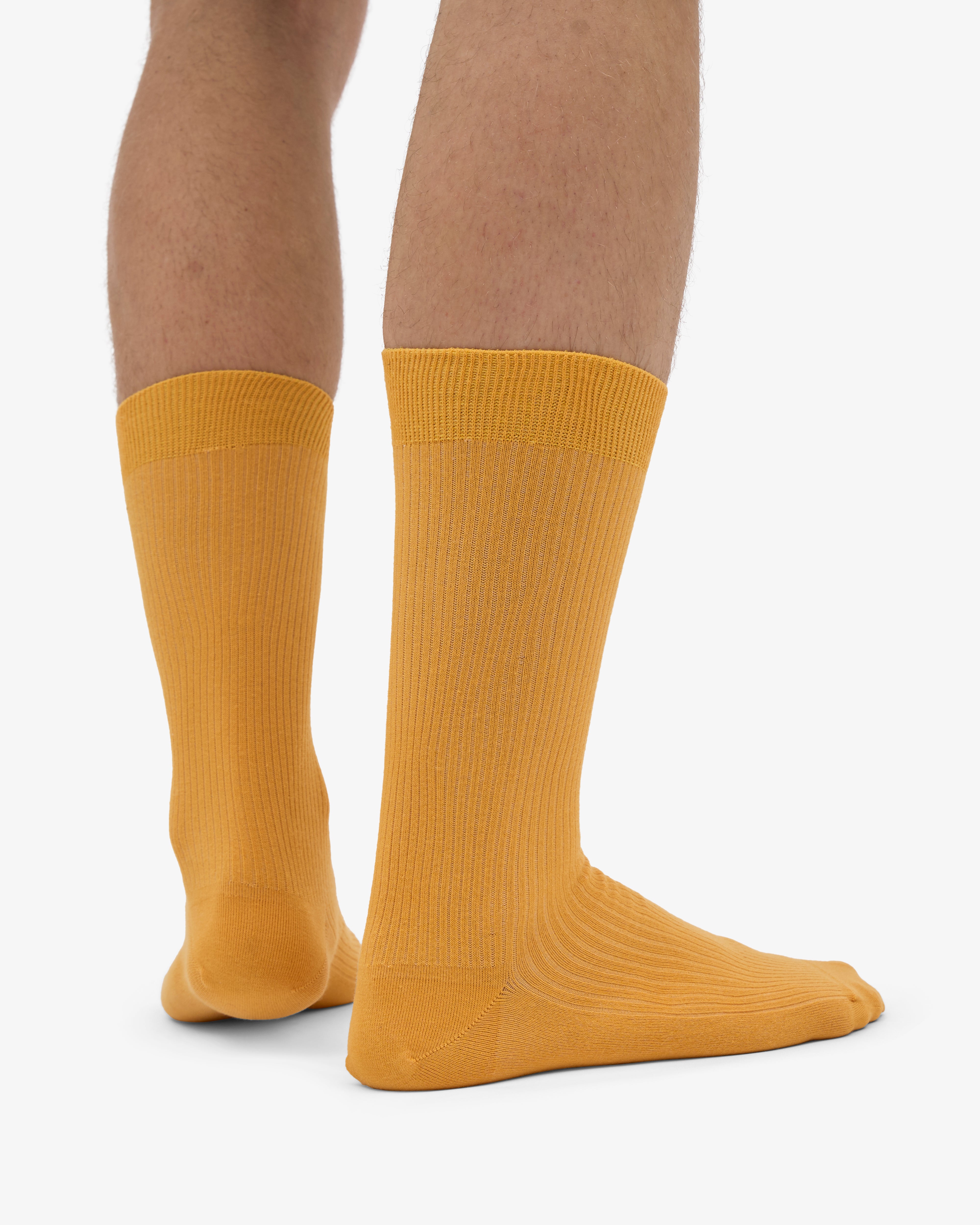 Classic Organic Sock - Burned Yellow