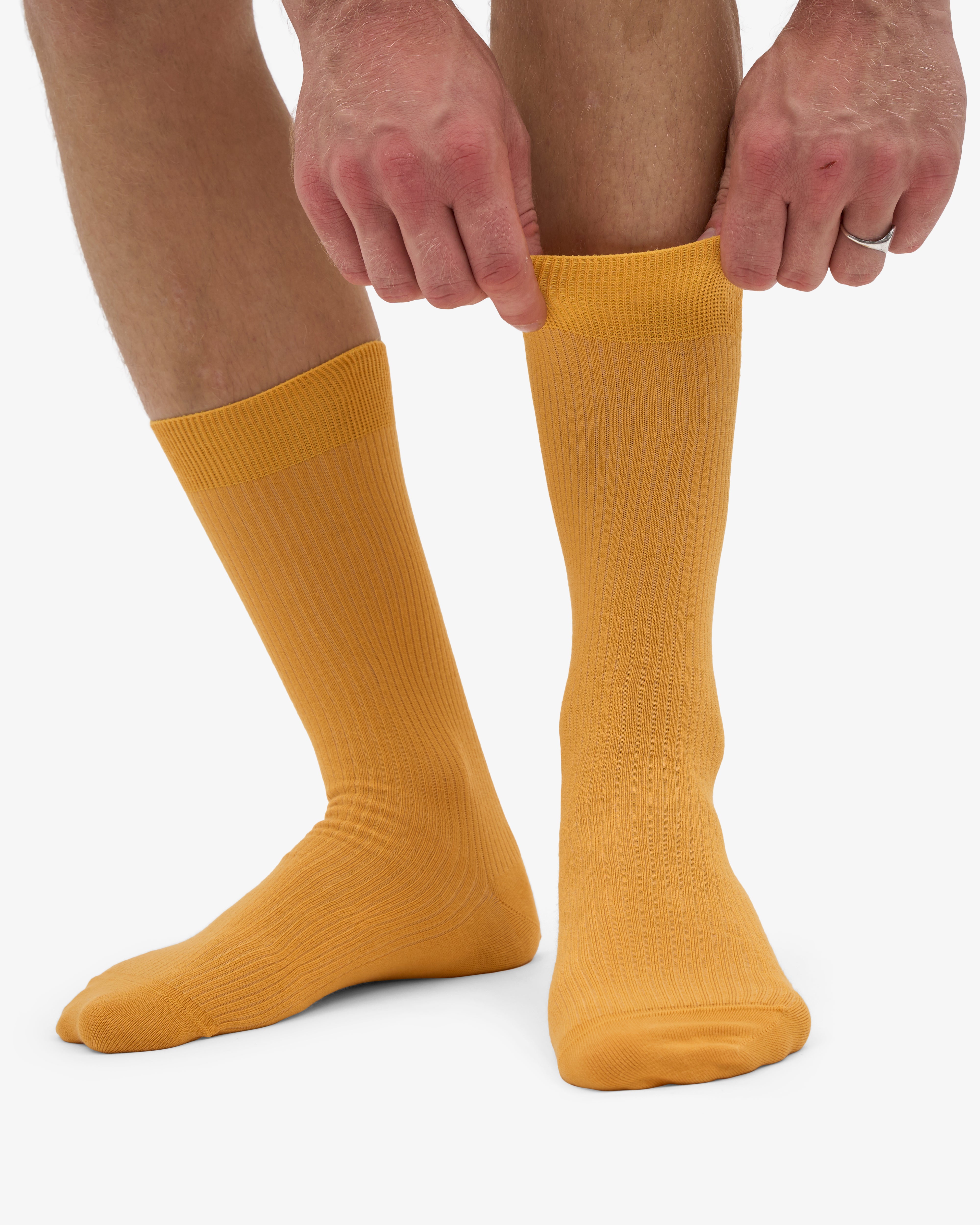 Classic Organic Sock - Burned Yellow