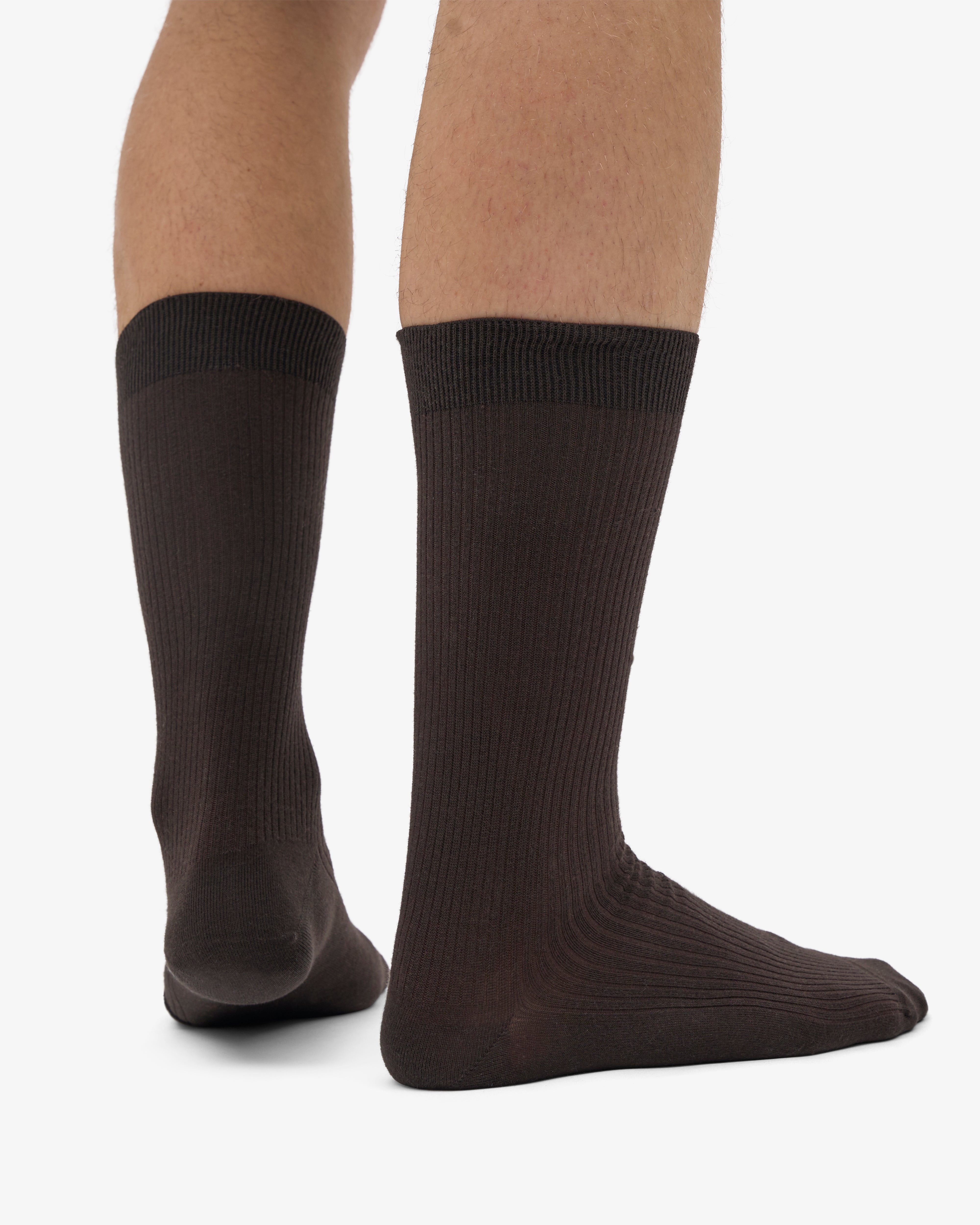 Classic Organic Sock - Coffee Brown