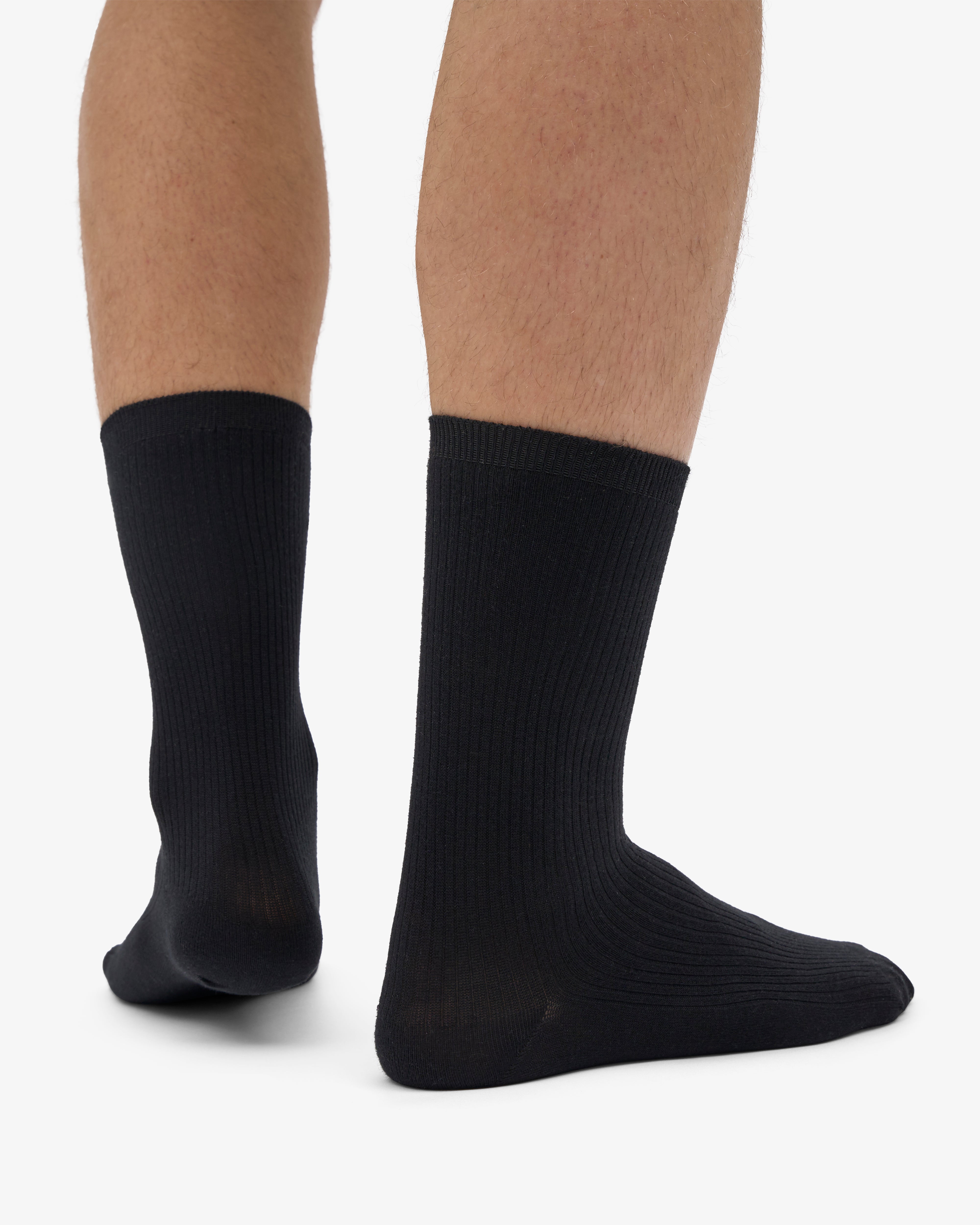 Classic Organic Sock - Deep Black