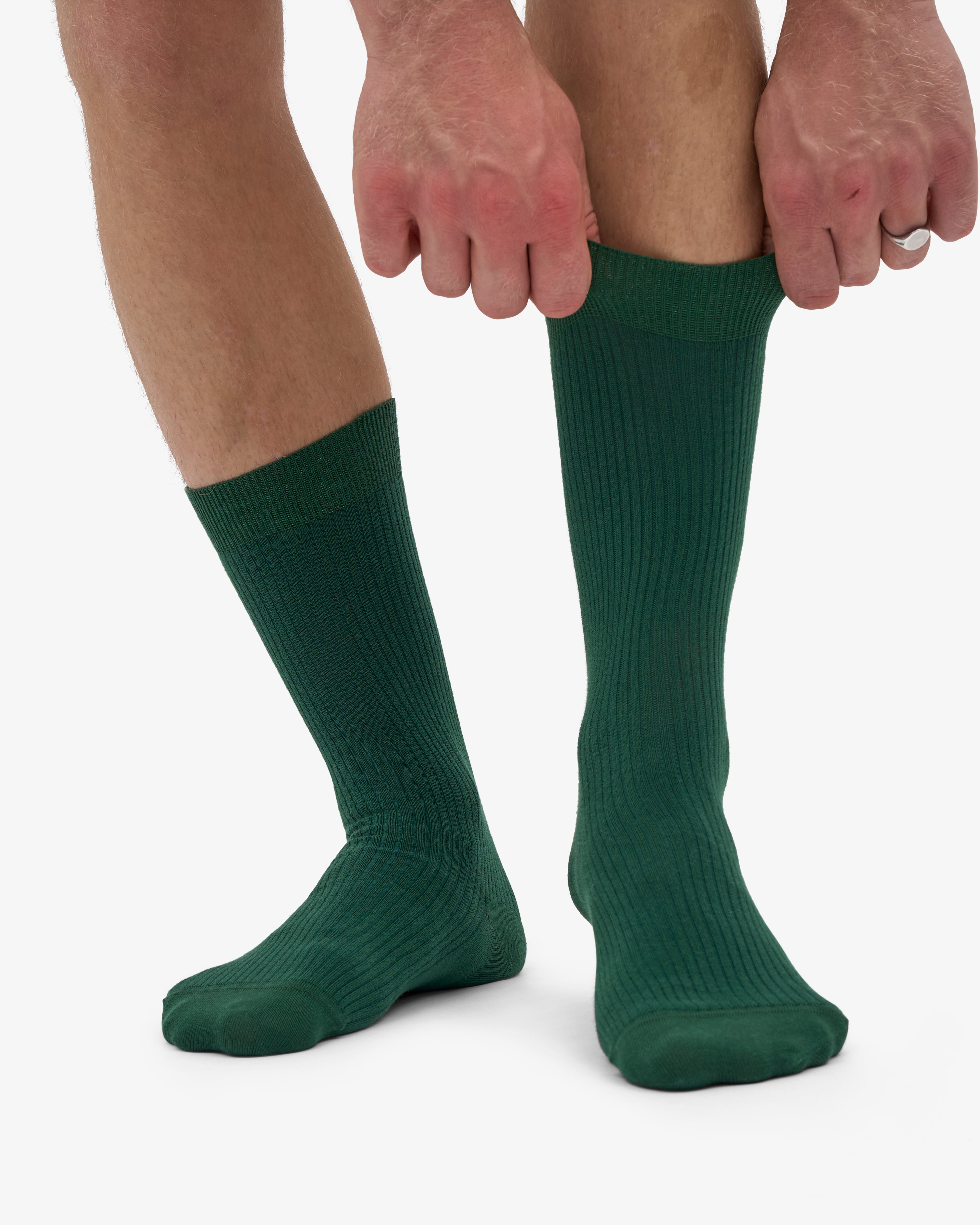 Classic Organic Sock - Emerald Green (3-Pack)