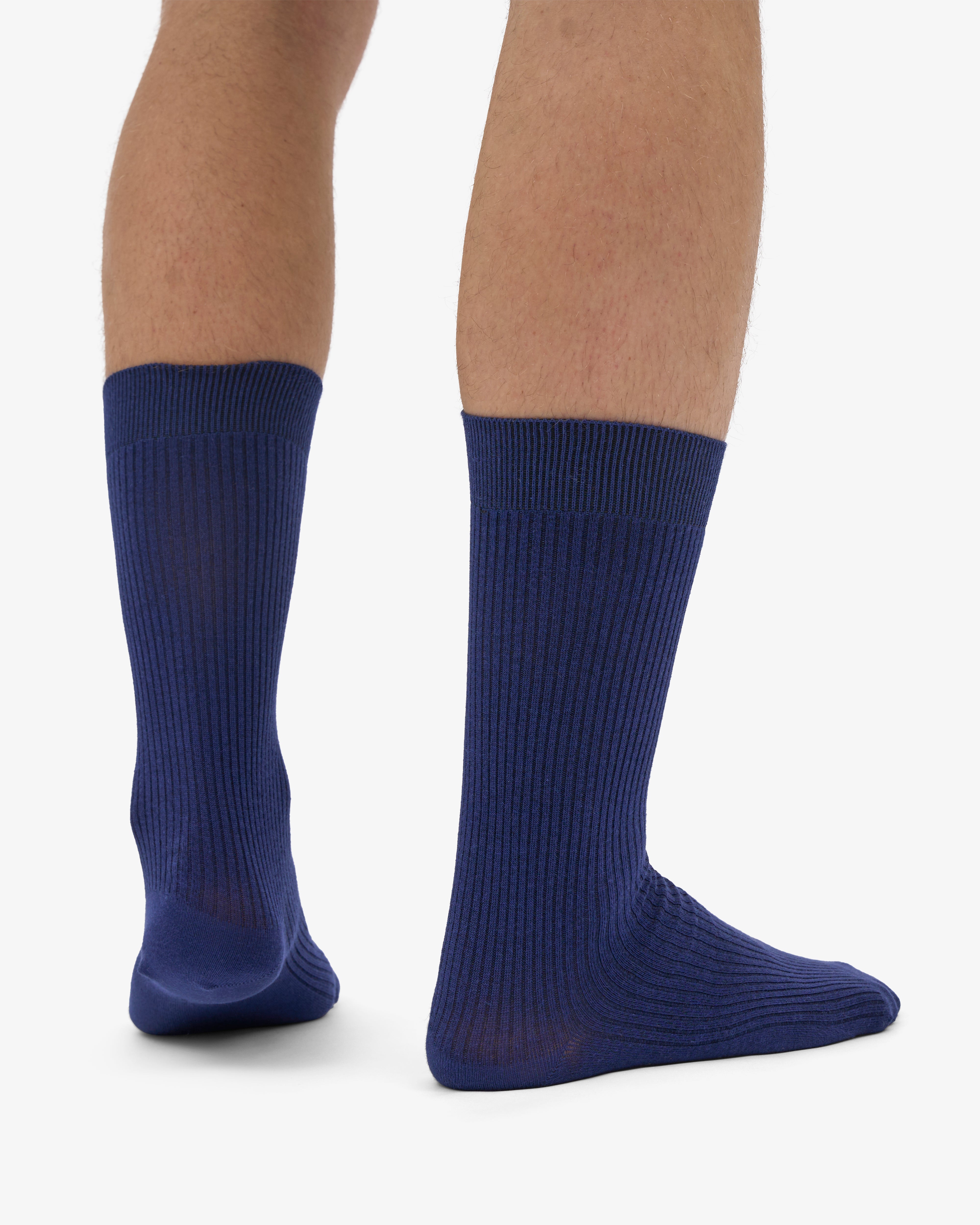 Classic Organic Sock - Marine Blue