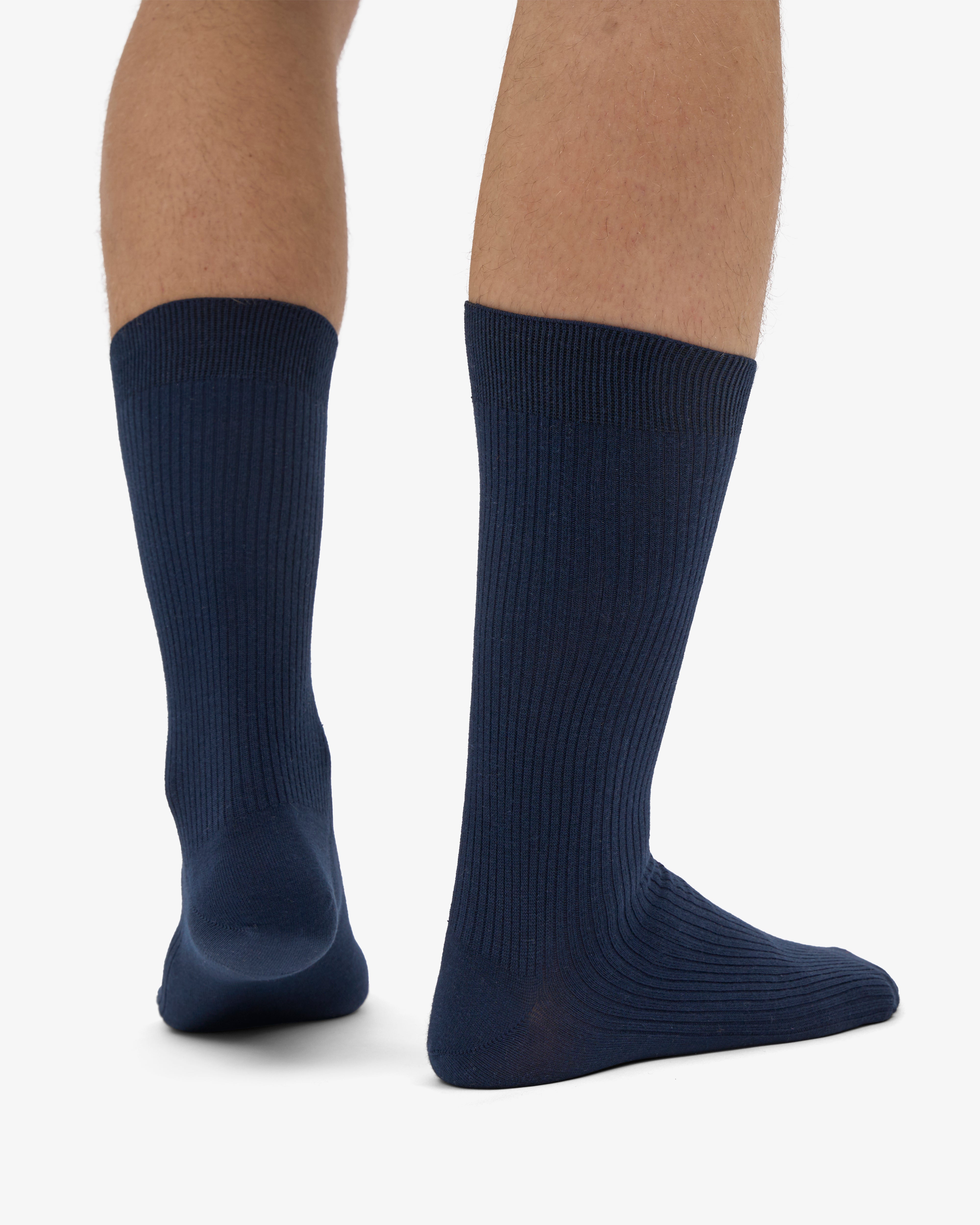 Classic Organic Sock - Navy Blue