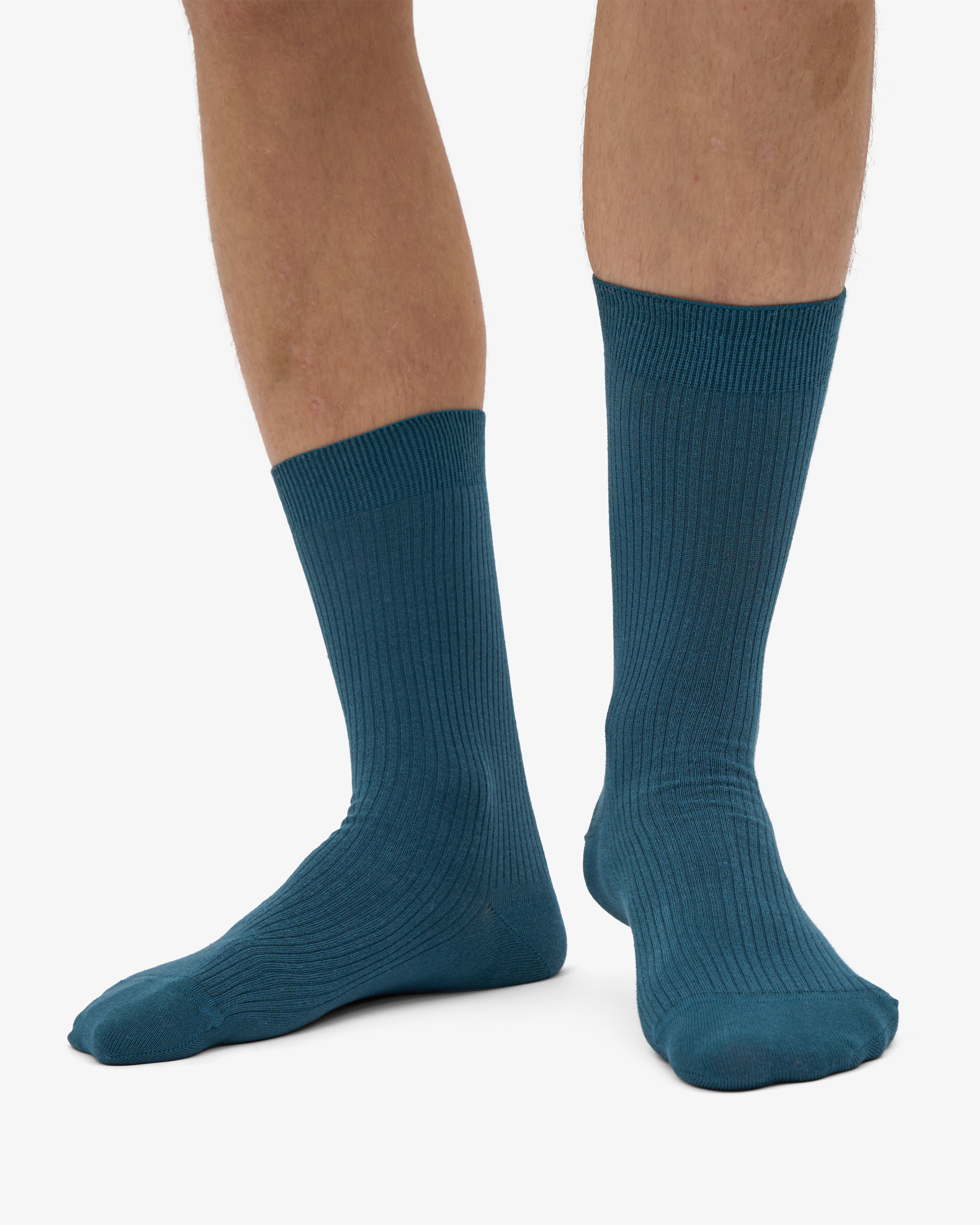 Classic Organic Sock - Ocean Green