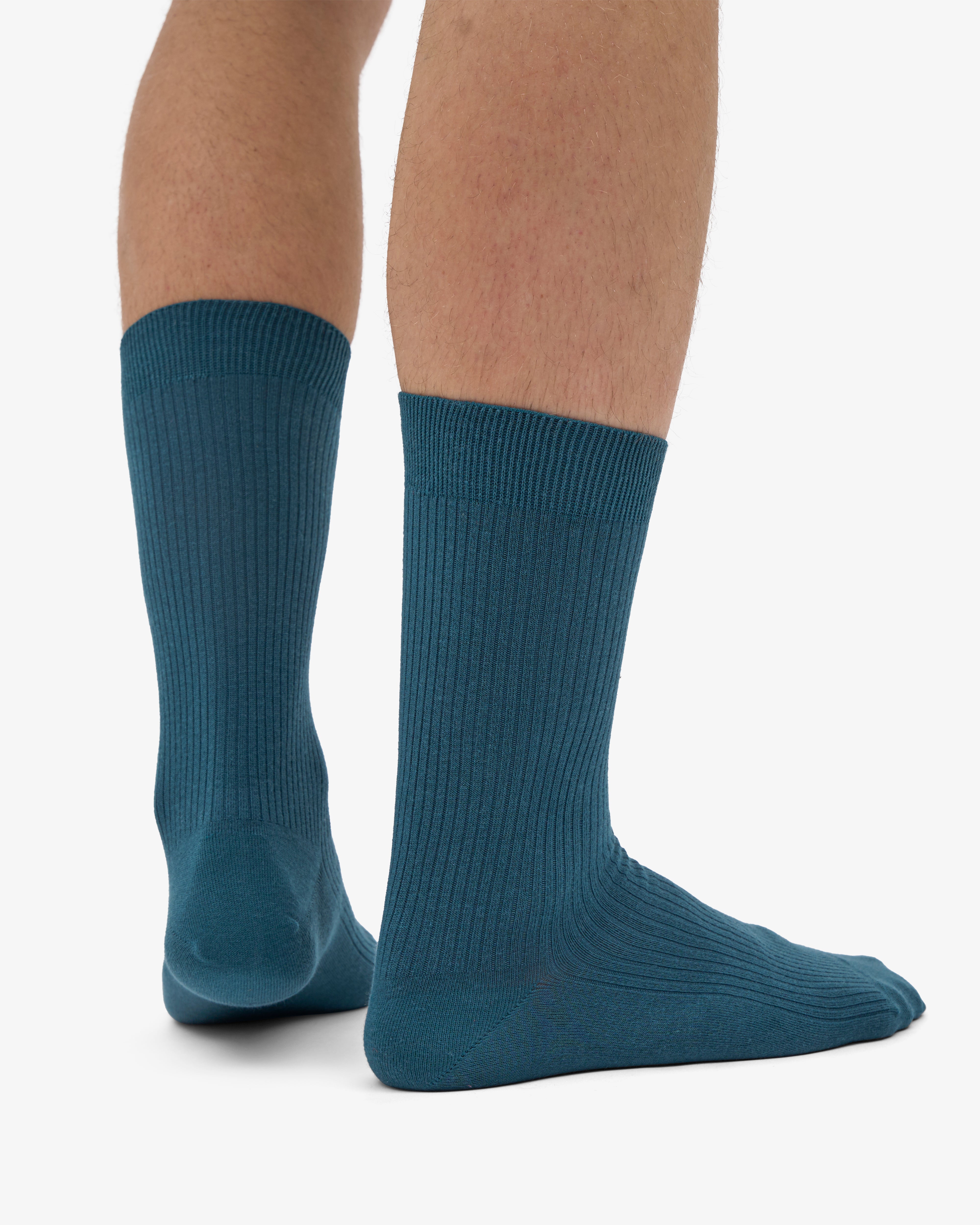 Classic Organic Sock - Ocean Green