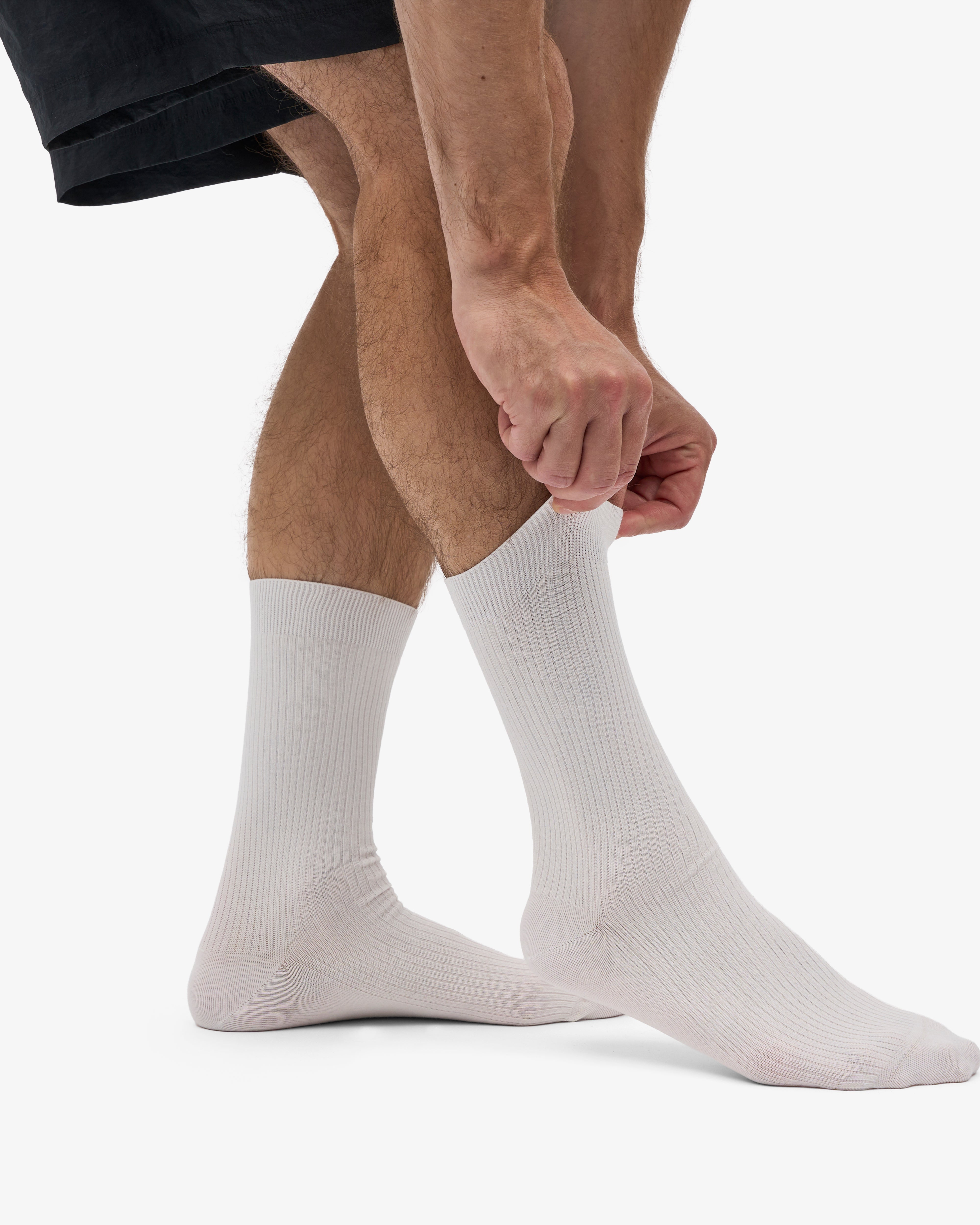 Classic Organic Sock - Optical White (3-Pack)