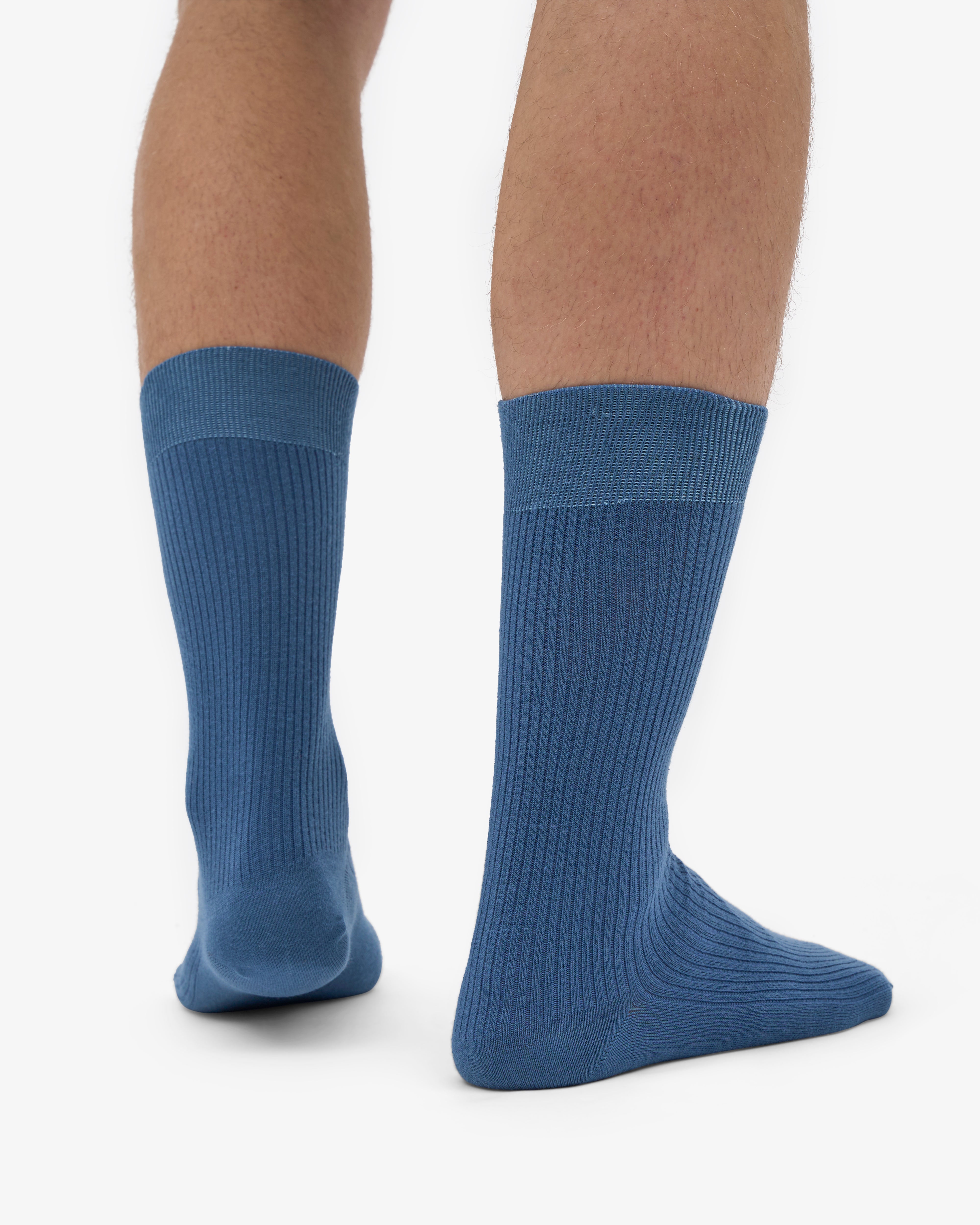 Classic Organic Sock - Petrol Blue