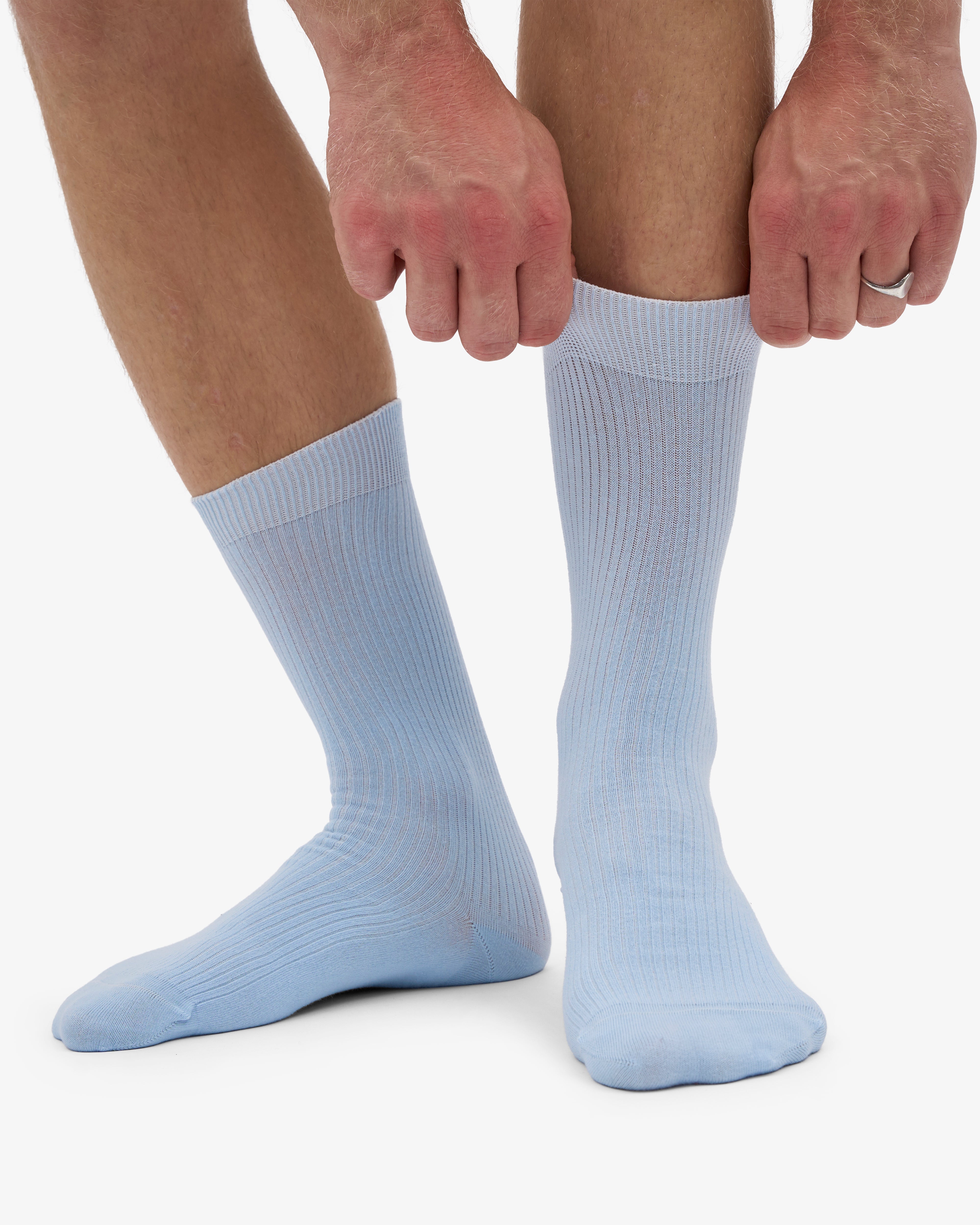 Classic Organic Sock - Polar Blue (3-Pack)