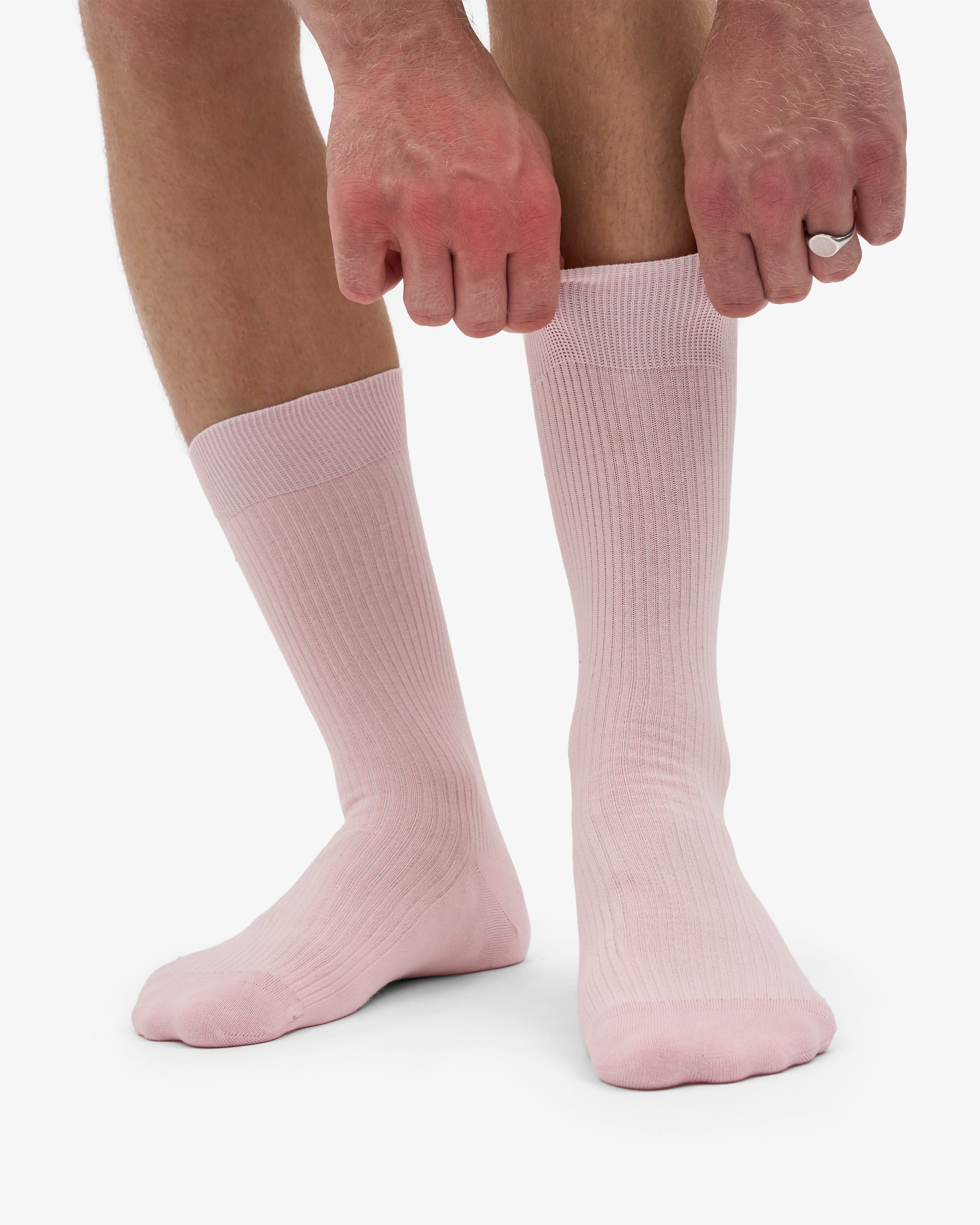 Classic Organic Sock - Faded Pink
