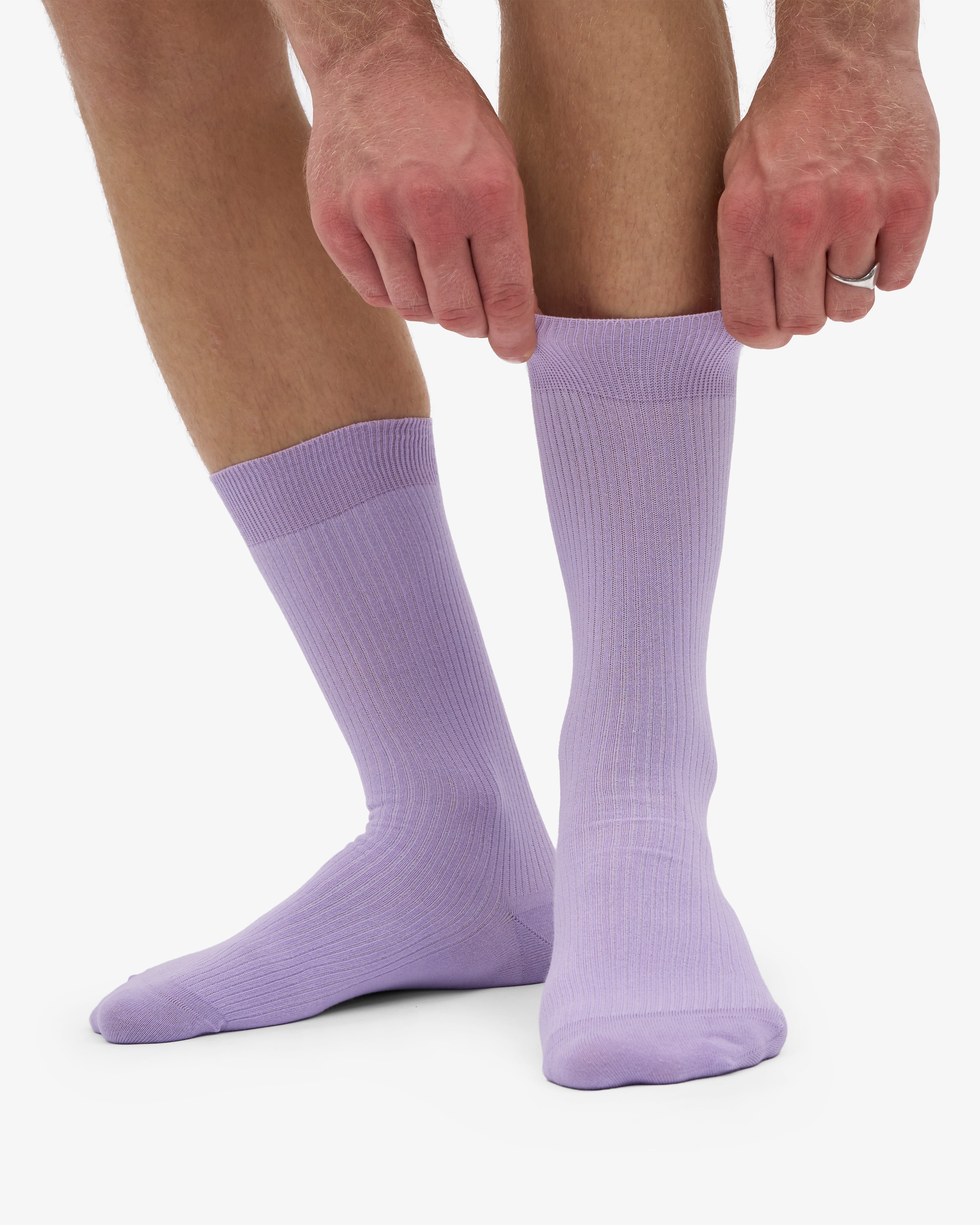 Classic Organic Sock - Soft Lavender (3-Pack)