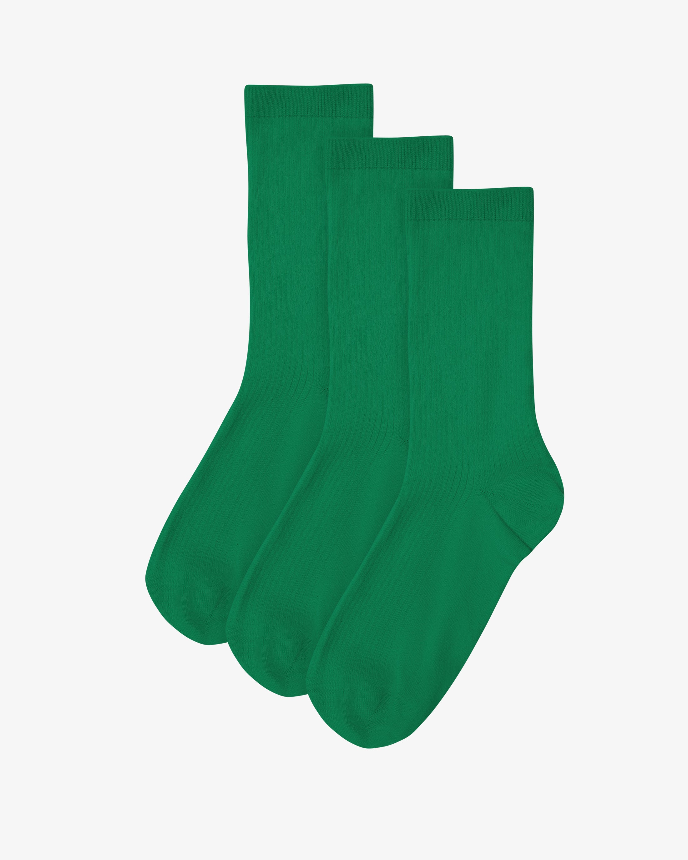 Women Classic Organic Sock - Kelly Green (3-Pack)