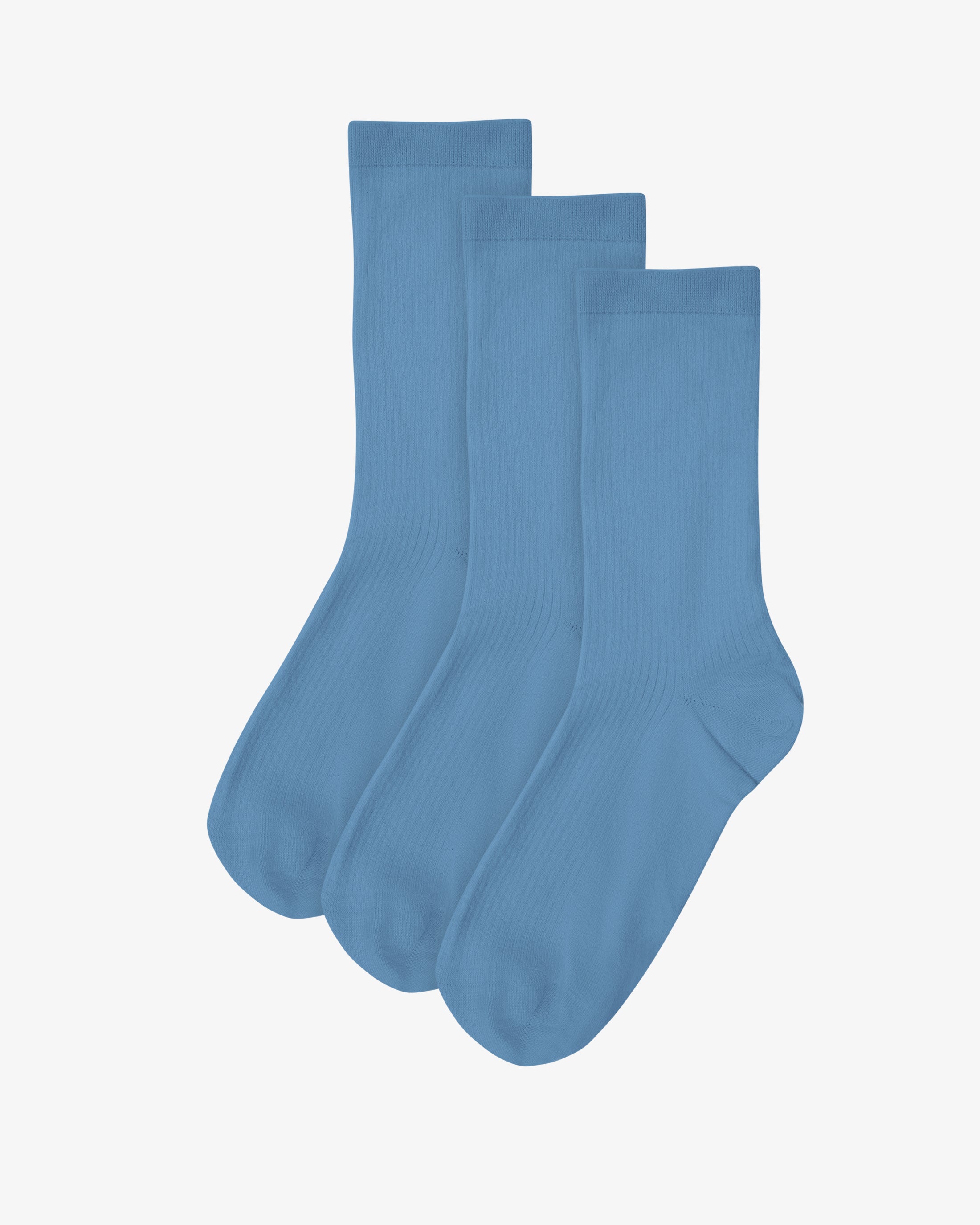 Women Classic Organic Sock - Seaside Blue (3-Pack)