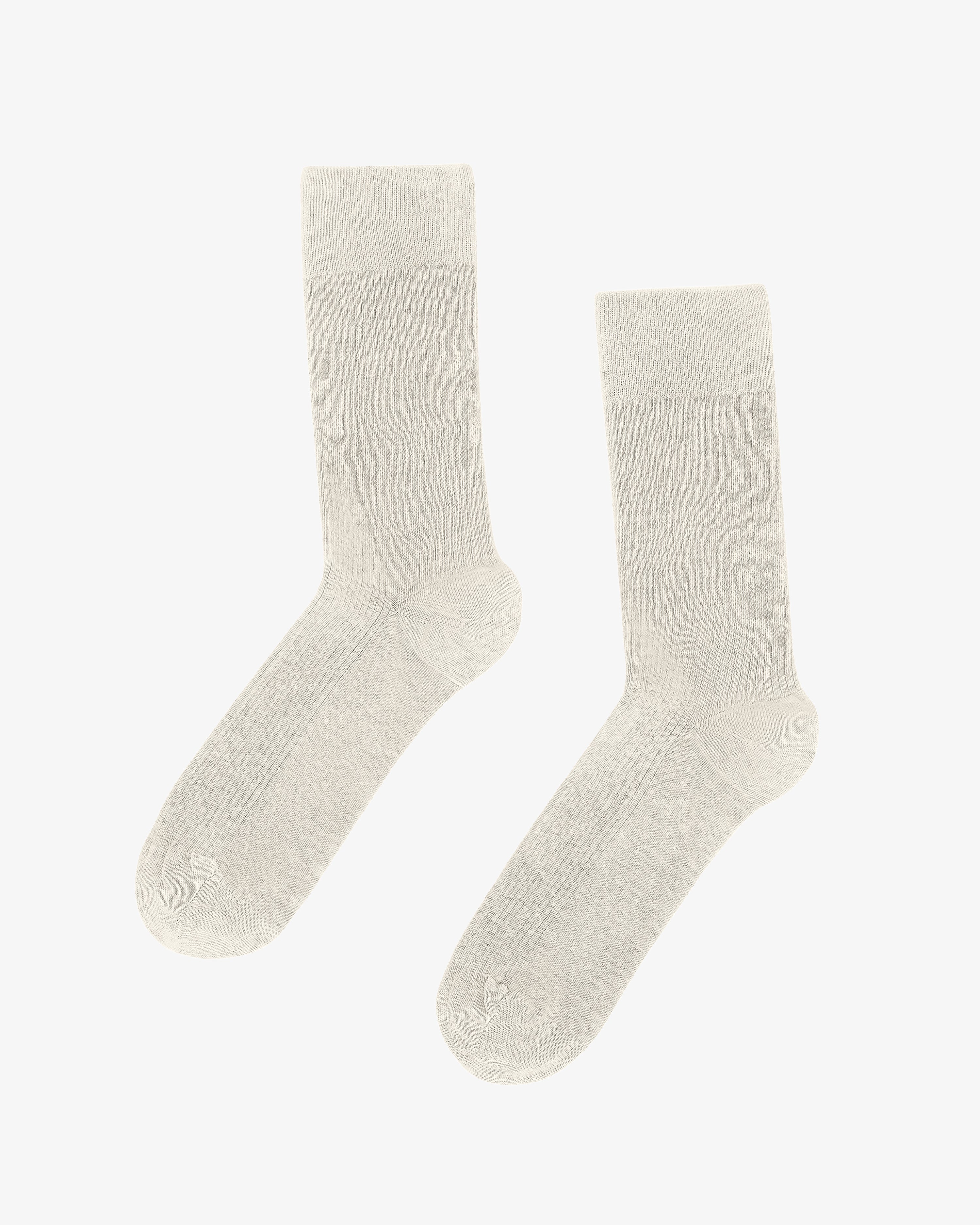 Women Classic Organic Sock - Ivory White