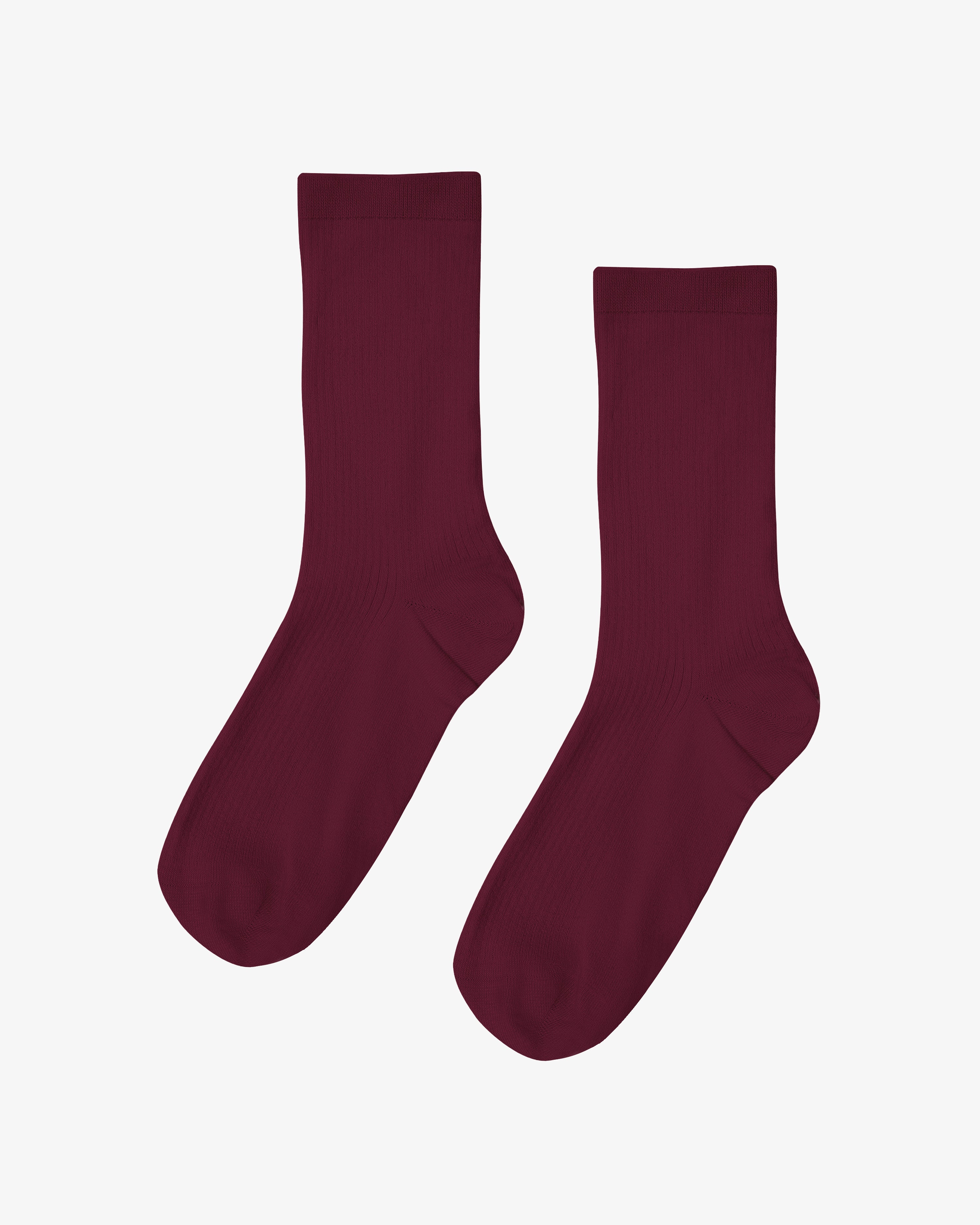 Women Classic Organic Sock - Oxblood Red