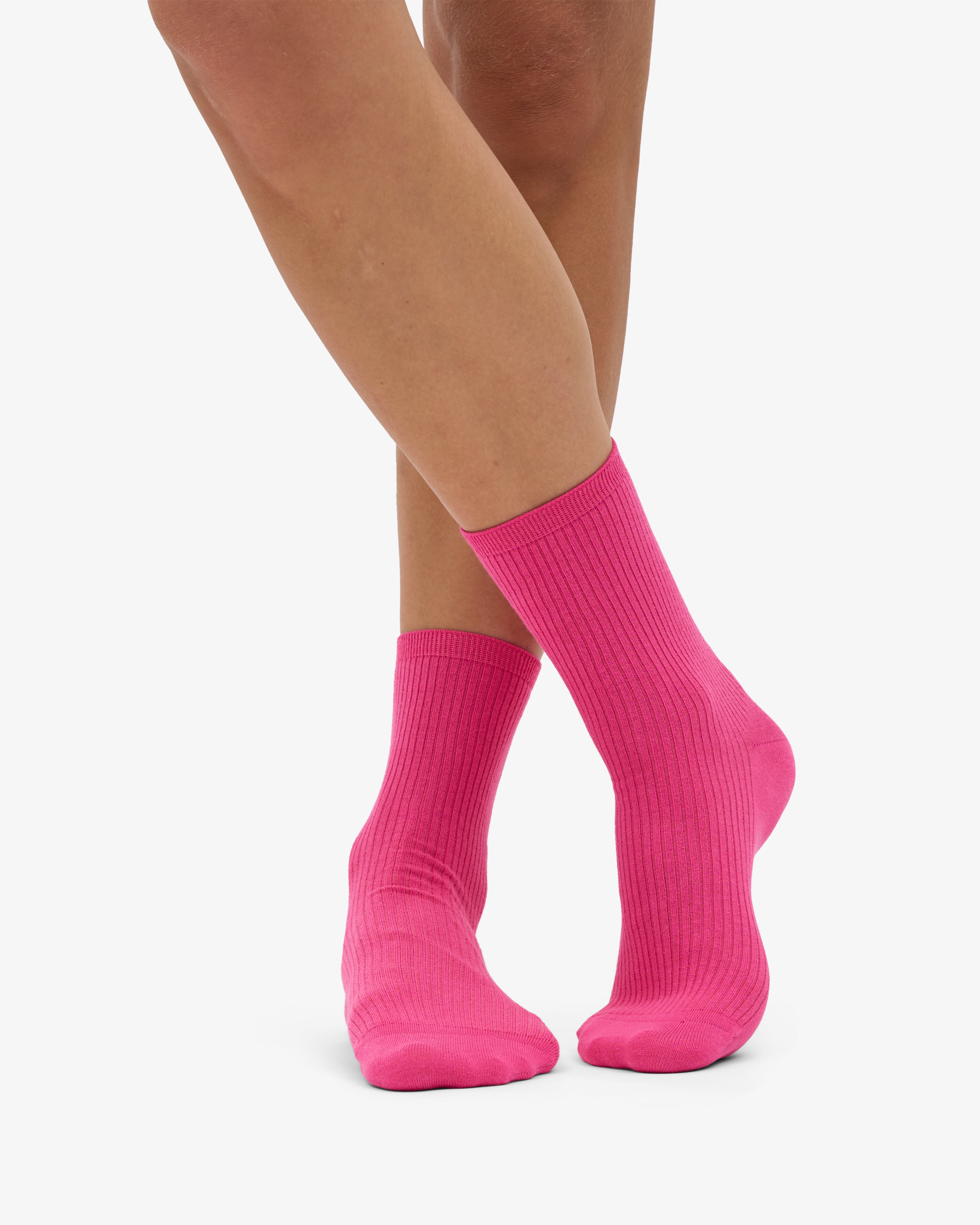 Women Classic Organic Sock - Bubblegum Pink
