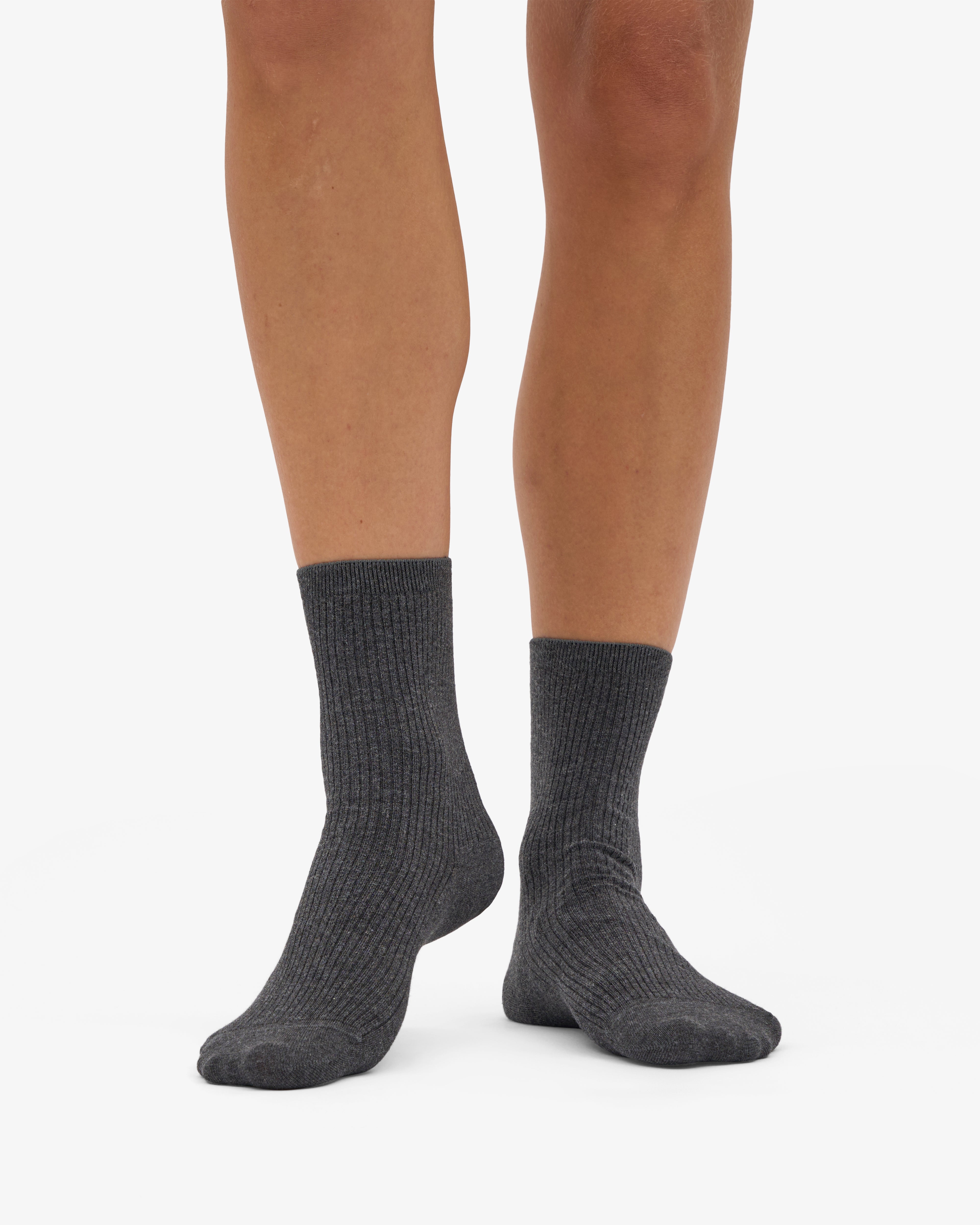 Women Classic Organic Sock - Lava Grey